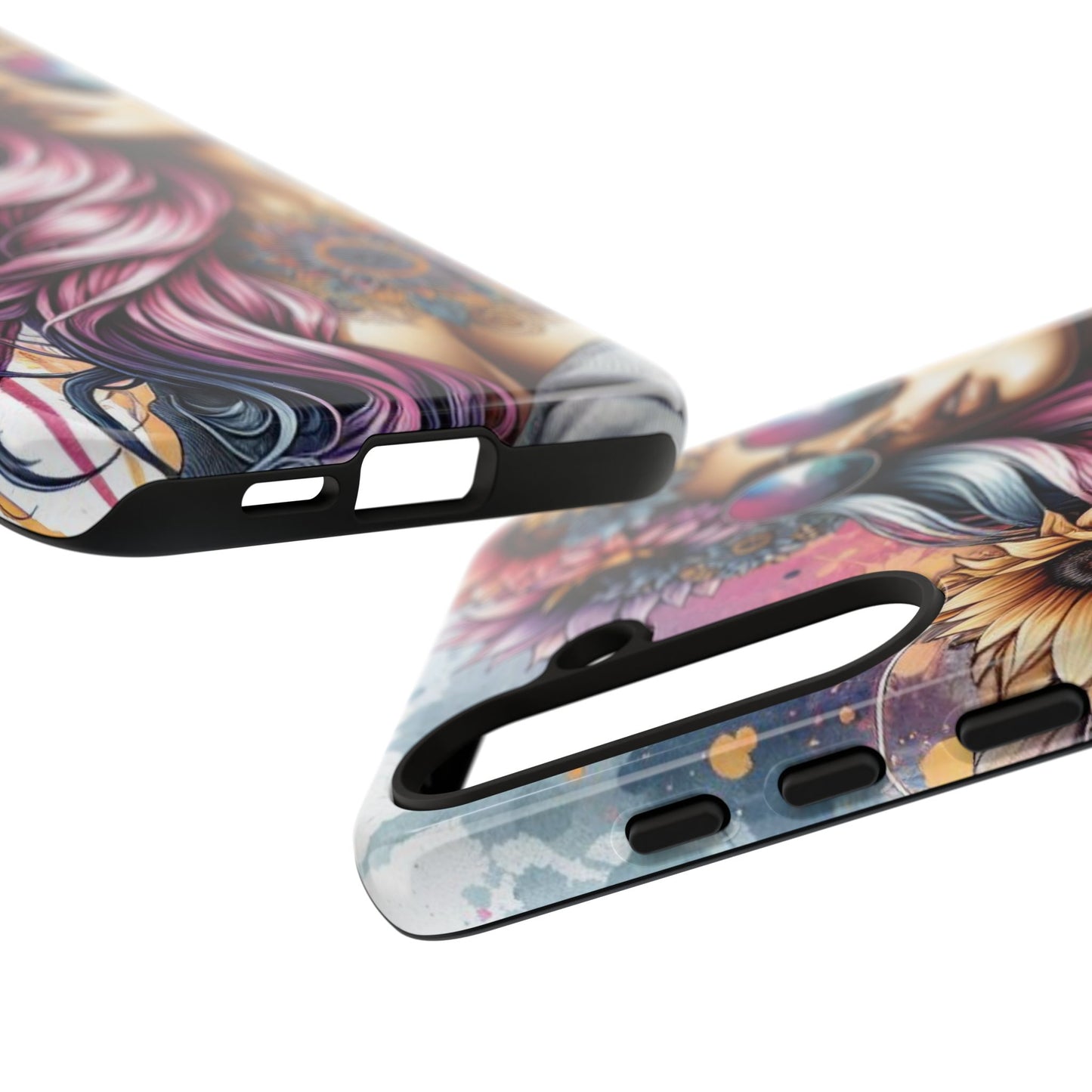 Bohemian Sunflower Queen – Retro Floral Fantasy Mobile Cover