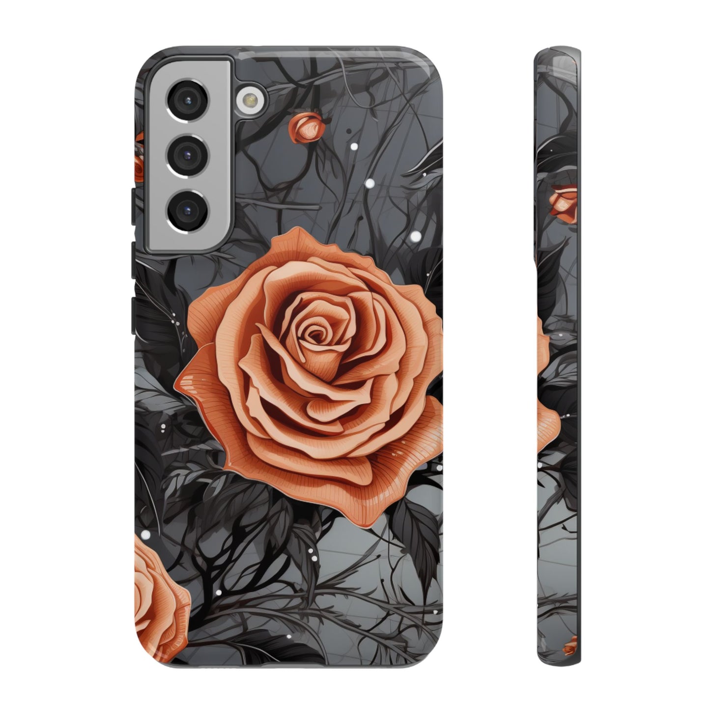 Mystic Noir Rose Mobile Case