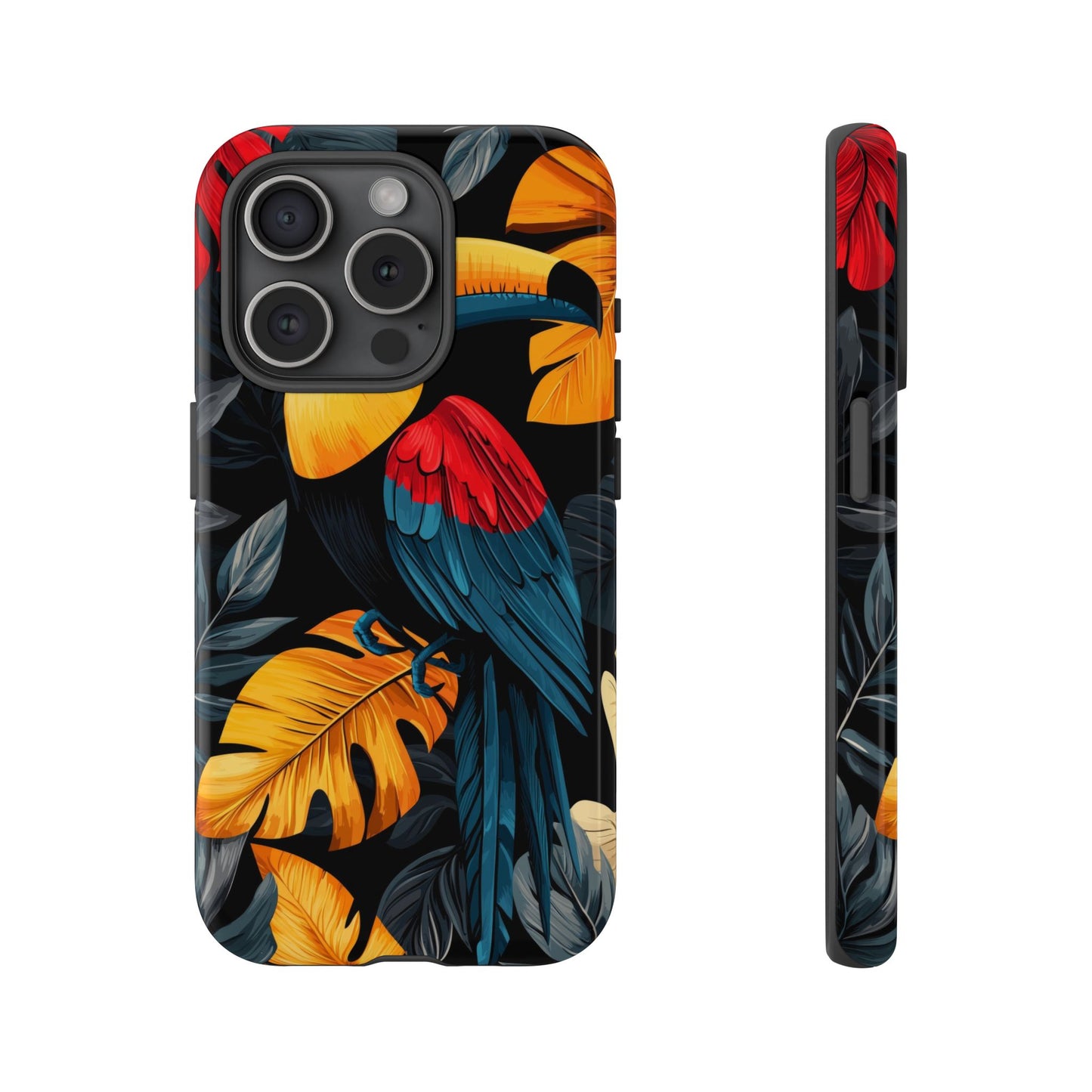 Exotic Toucan Feathers Phone Case – Nature’s Elegance for iPhone, Pixel & Samsung