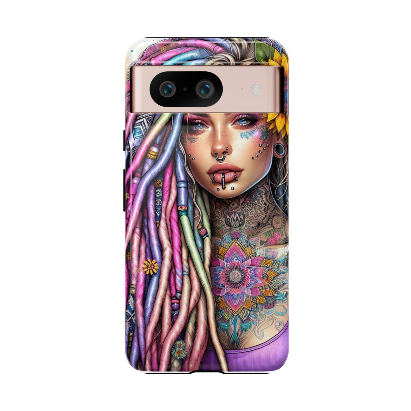 Boho Mandala Goddess – Ethereal Tattoo Art Mobile Cover