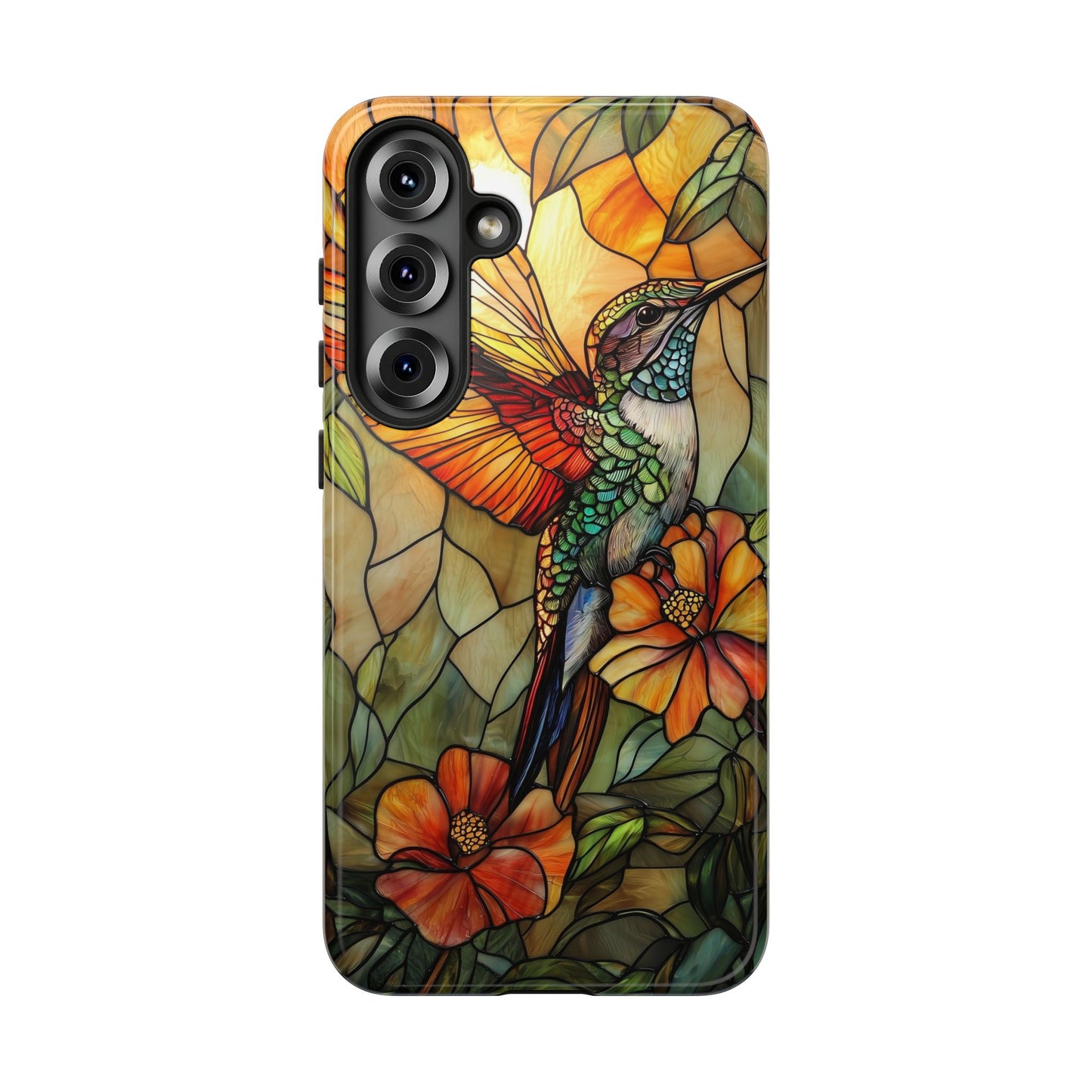 Whispers in Flight – Mosaic Hummingbird Phone Case for iPhone, Samsung & Pixel
