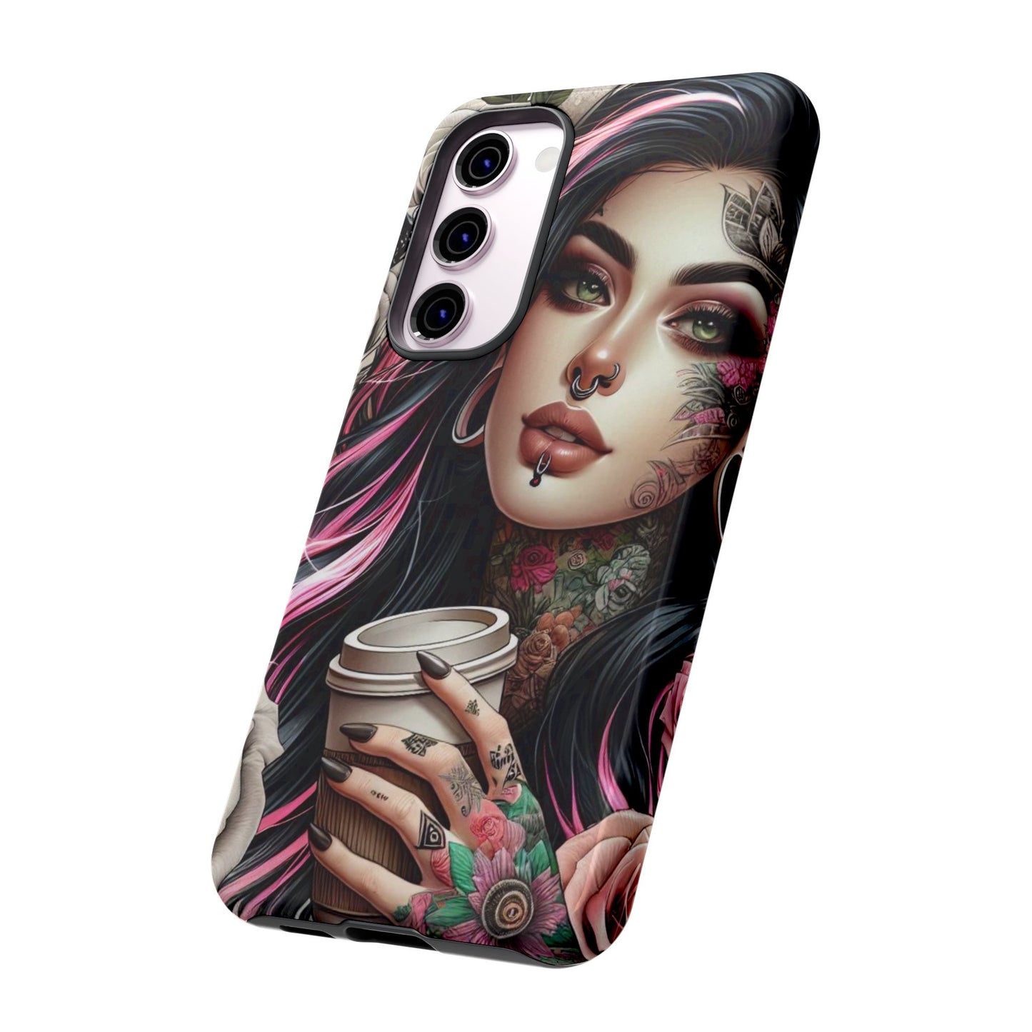 Gothic Rose Coffee Queen Mobile Case