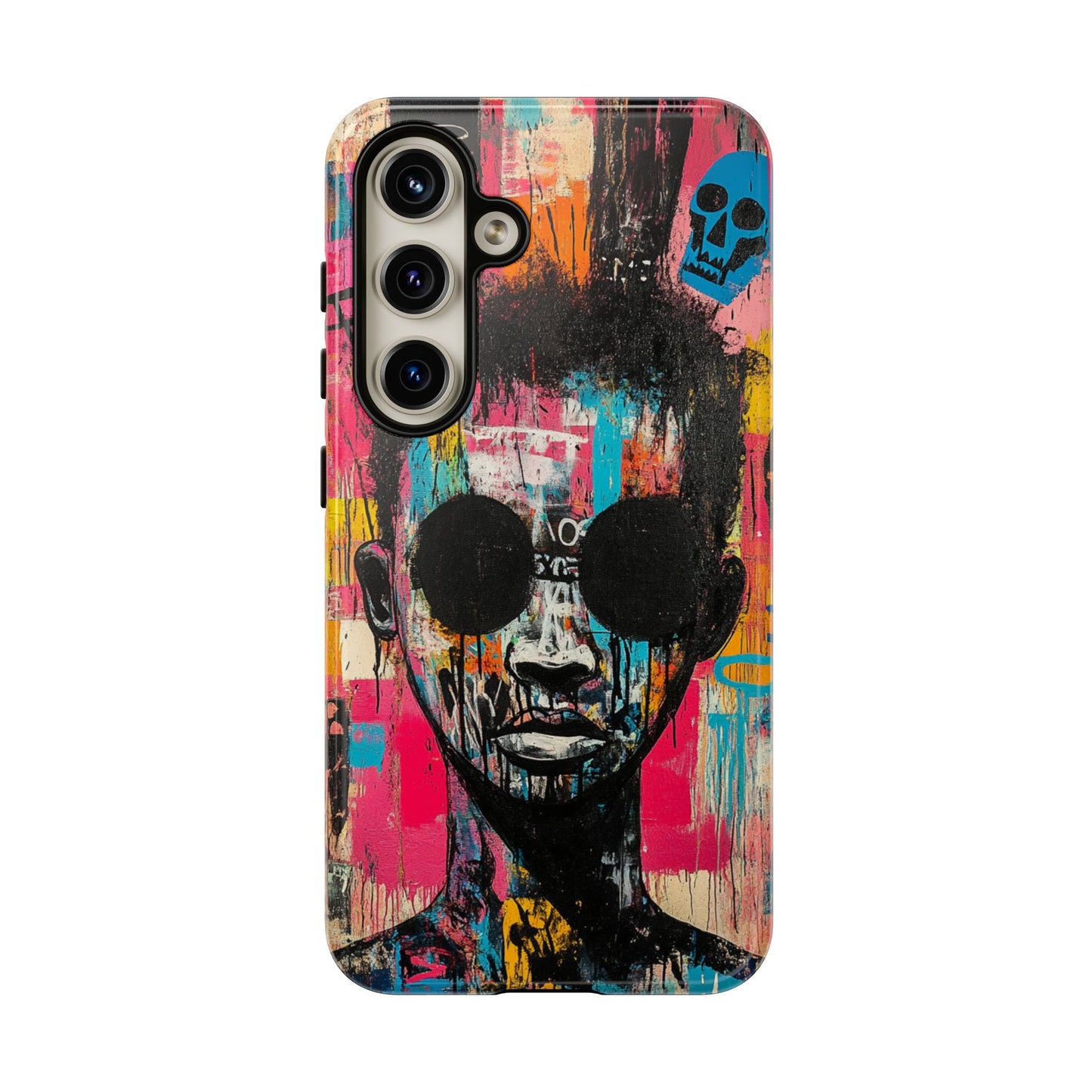 Basquiat Street Art Phone Case – Artistic Phone Protection - iPhone, Samsung & Google Pixel Cover - Artistic Painting Case, Art Lover Gift