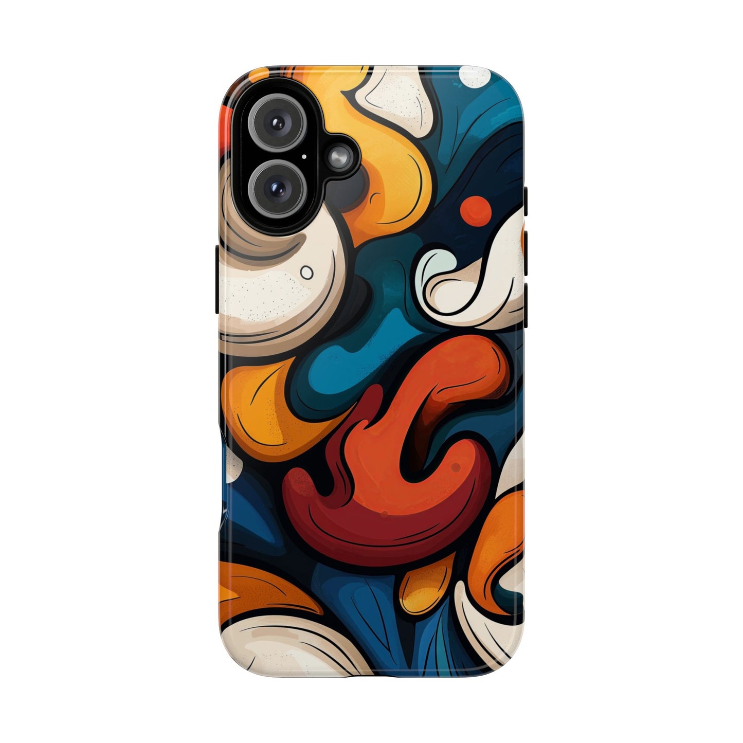 Molten Motion – Bold Abstract Swirl Phone Case for iPhone, Google Pixel, Samsung