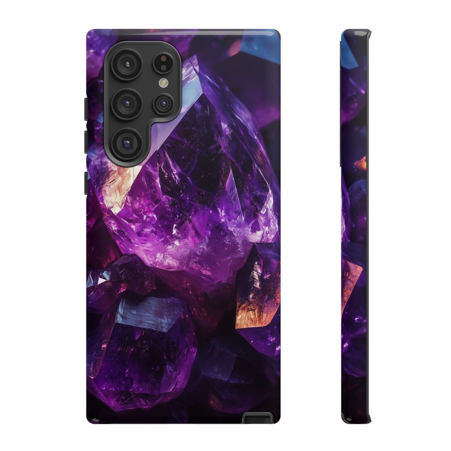 Royal Amethyst Stones Crystals Phone Case for iPhone, Samsung & Google Pixel