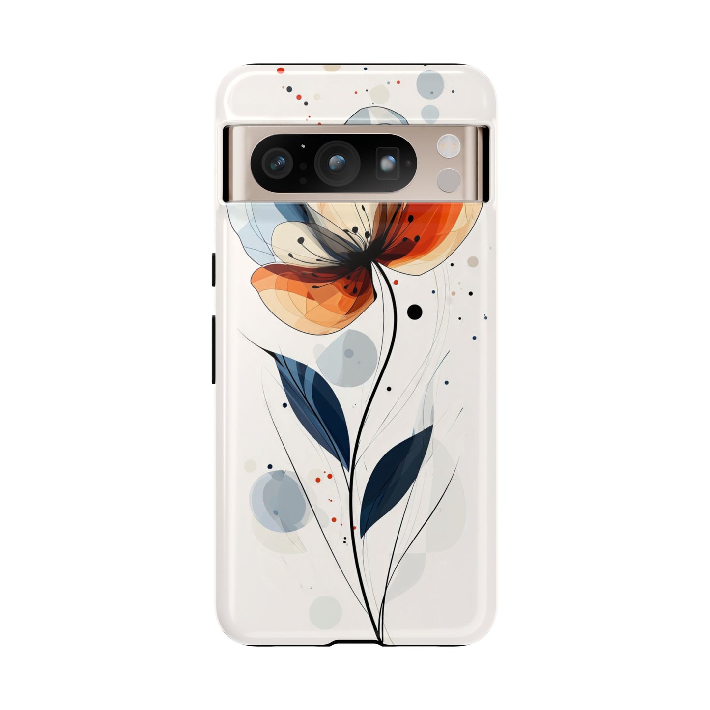 Bloom in Motion – Artistic Floral Phone Case for iPhone, Pixel & Samsung