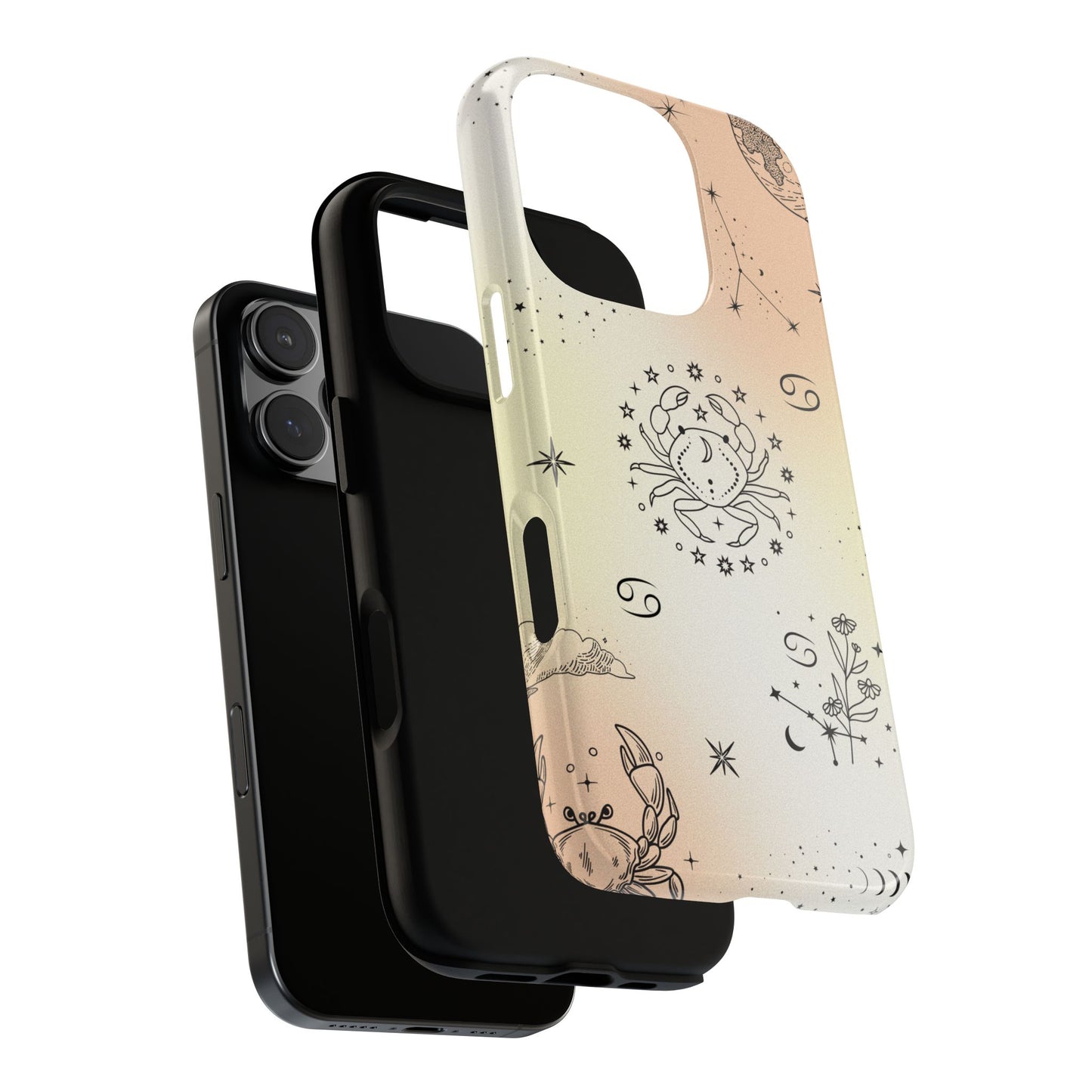 Cancer Zodiac Sign Phone Case β Soft & Protective Shell for iPhone, Samsung & Google Pixel