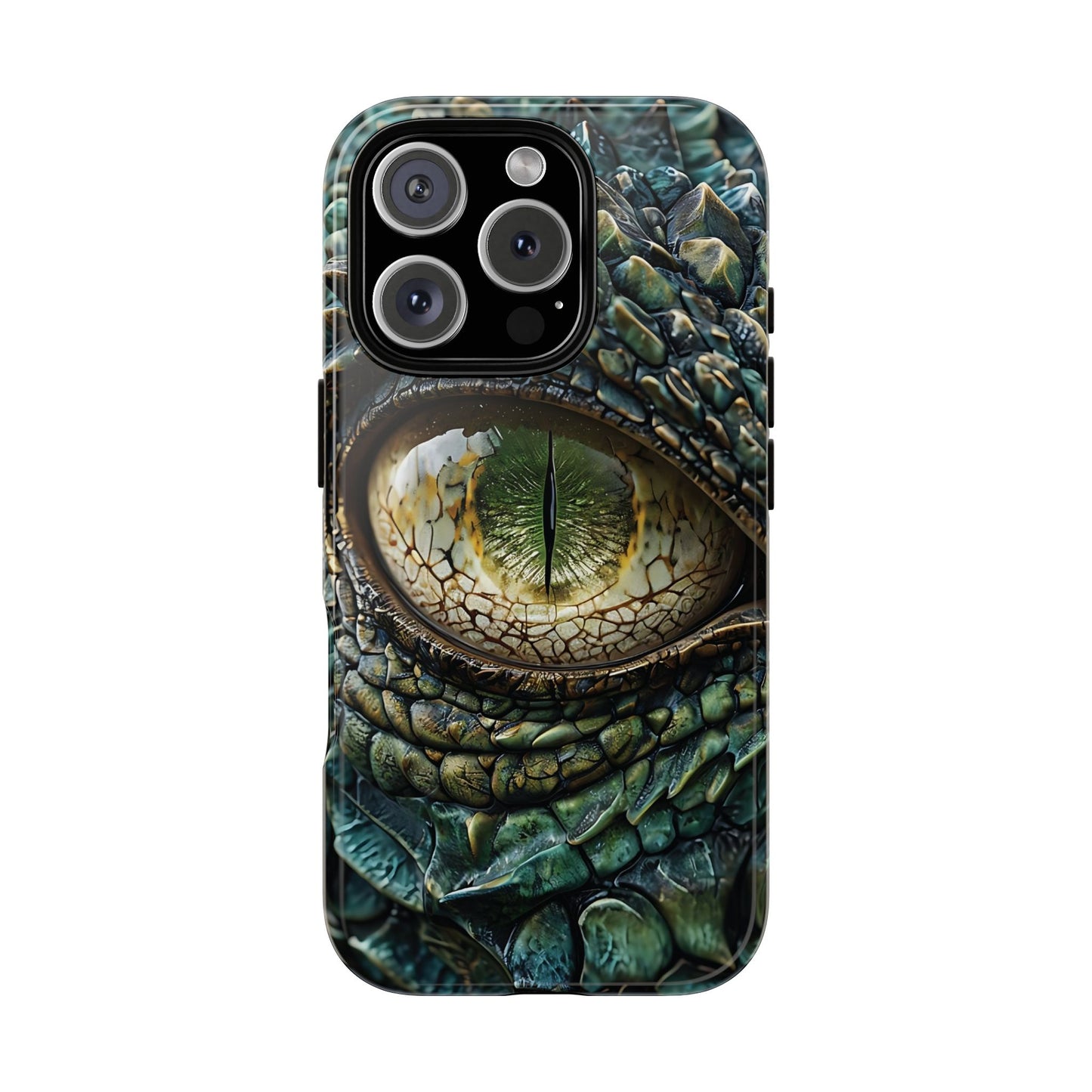 A Dragon's Eye With Intricate Scales phone case design.