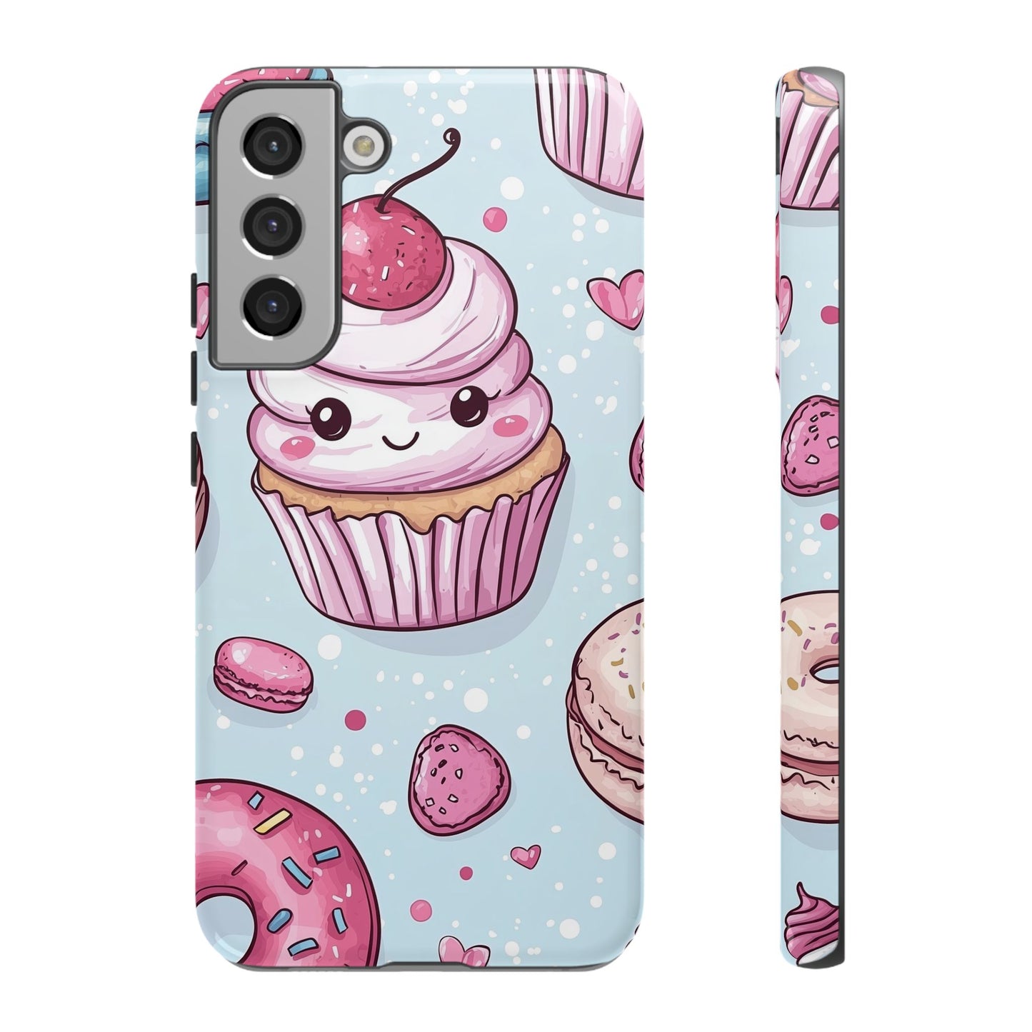 Kawaii Sweets: Adorable Dessert Anime Phone Case for iPhone, Samsung, Google Pixel