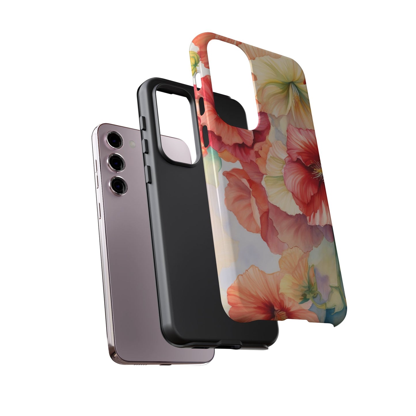 Floral Harmony Watercolor Mobile Case