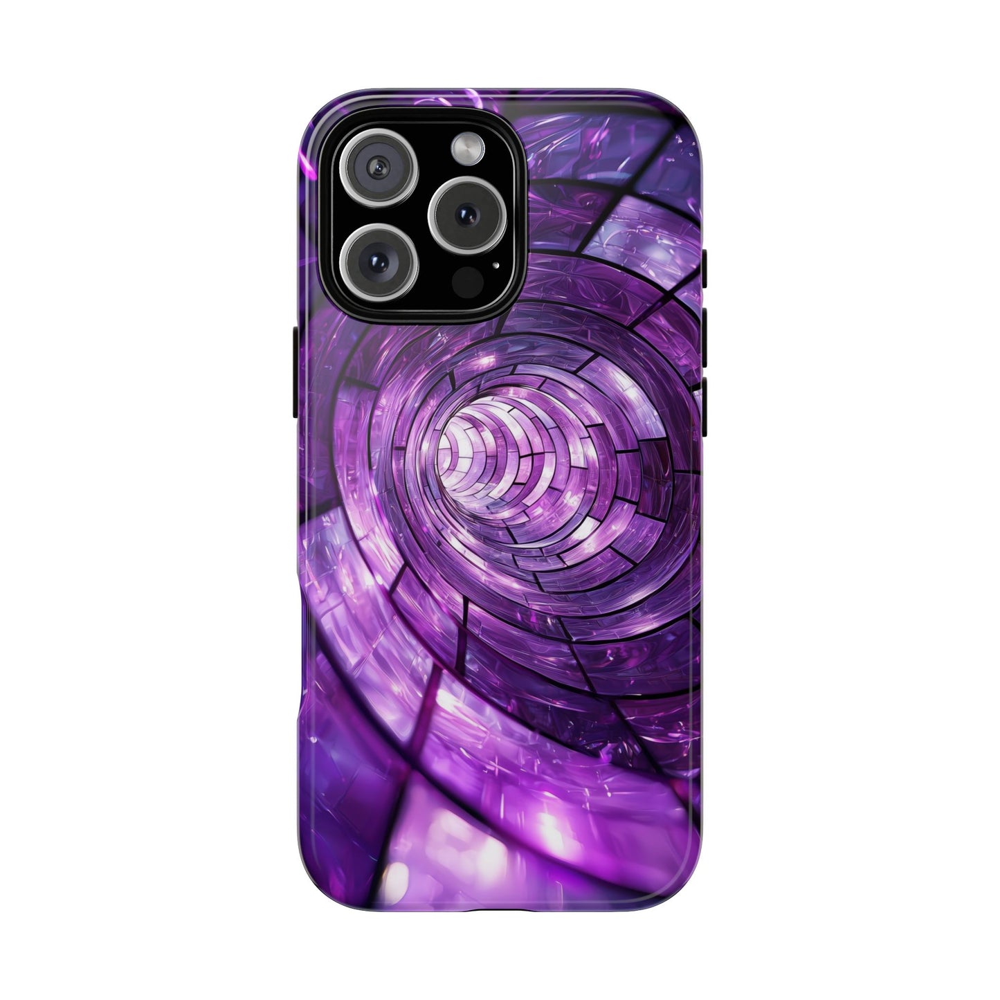 Hypnotic Spiral Optical Illusion Phone Case for iPhone, Samsung & Pixel