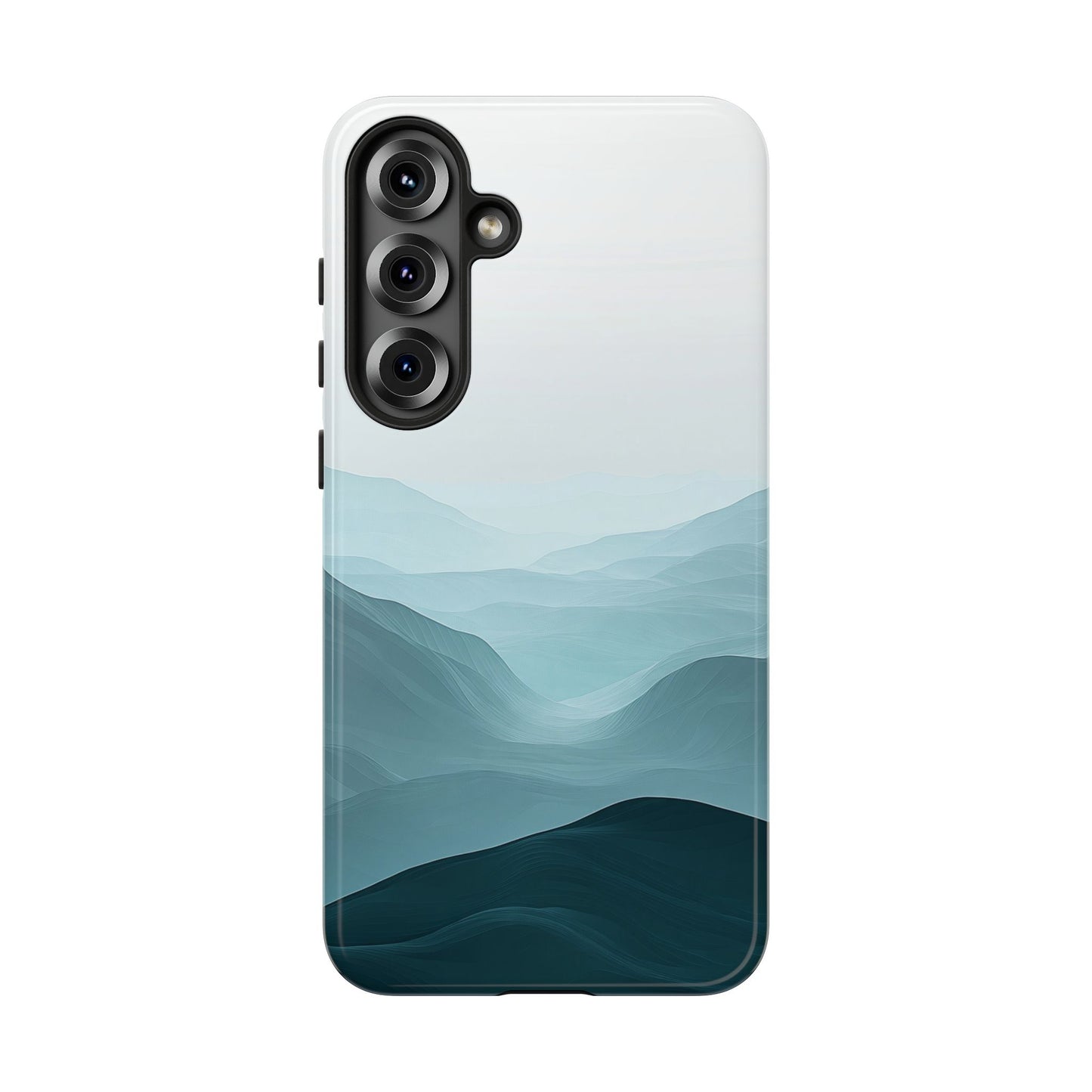 Tranquil Terrain – Misty Abstract Landscape Case for iPhone, Samsung & Pixel