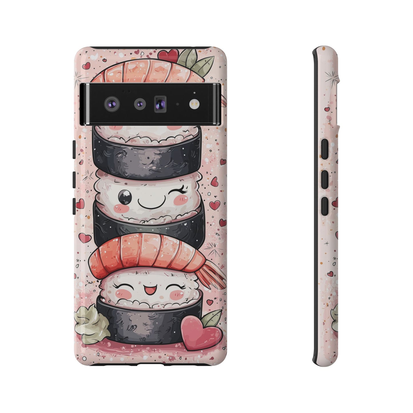 Anime Sushi Stack Phone Case β Cute & Tasty-Inspired Design for iPhone, Samsung, and Google Pixel
