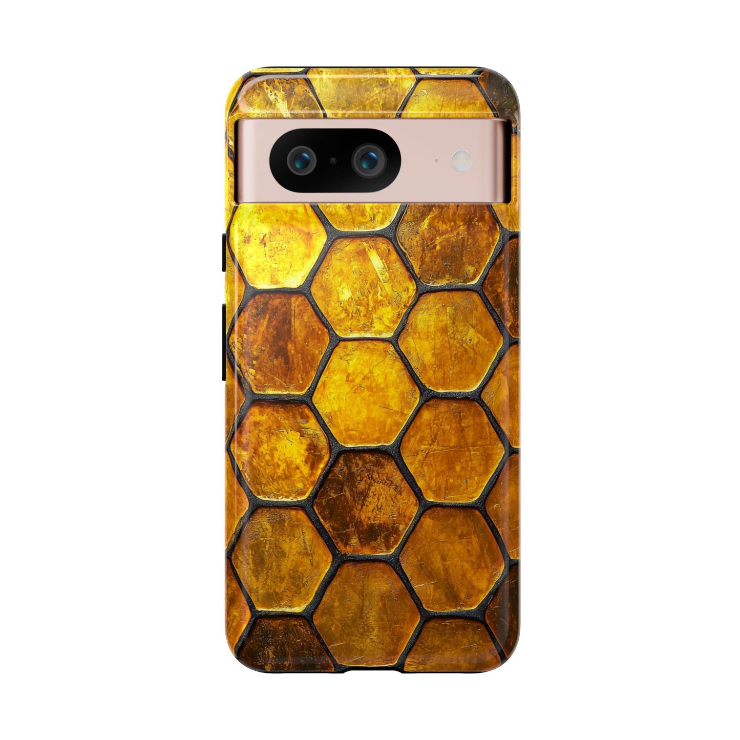 Golden Honeycomb Phone Case – iPhone, Google Pixel, Samsung