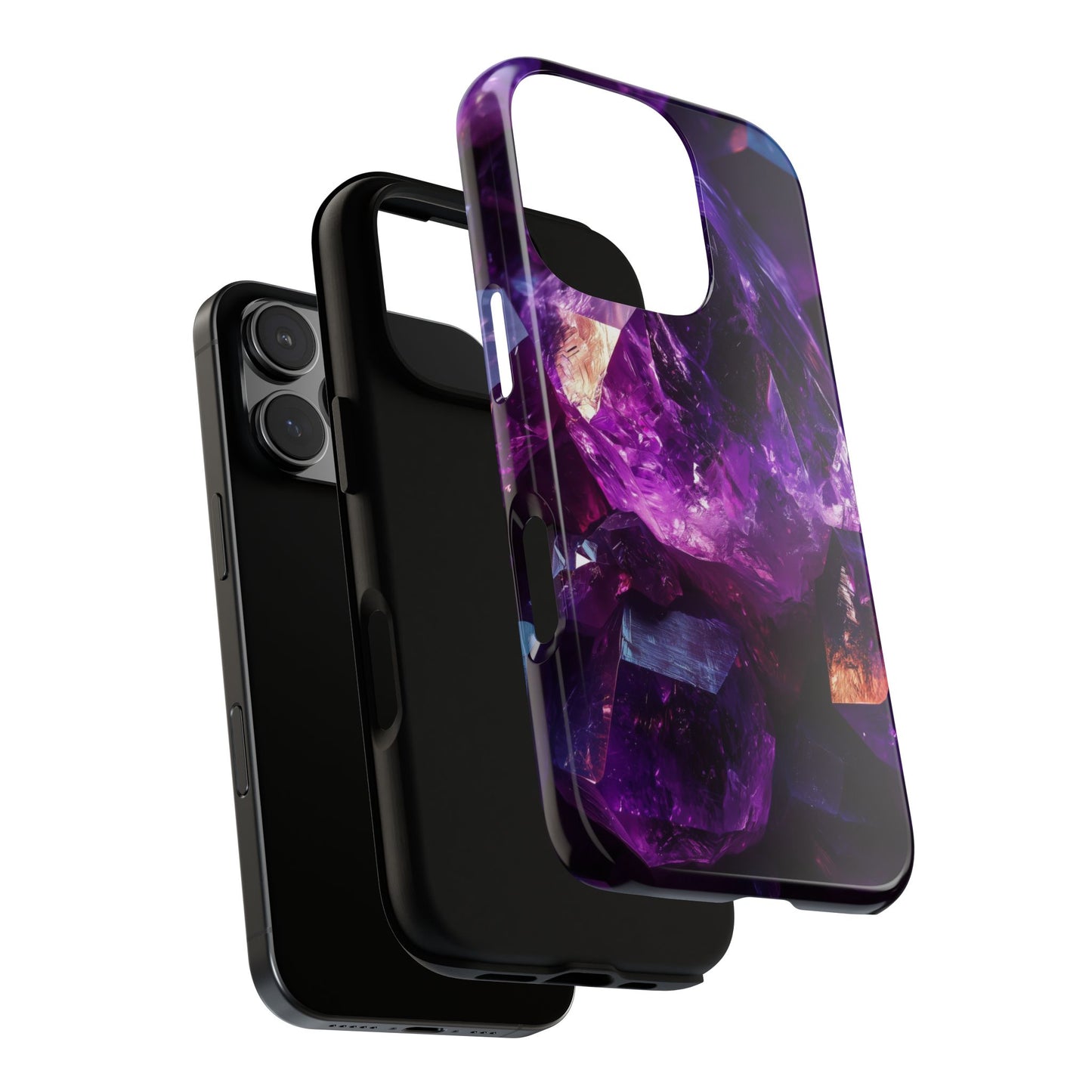 Royal Amethyst Stones Crystals Phone Case for iPhone, Samsung & Google Pixel