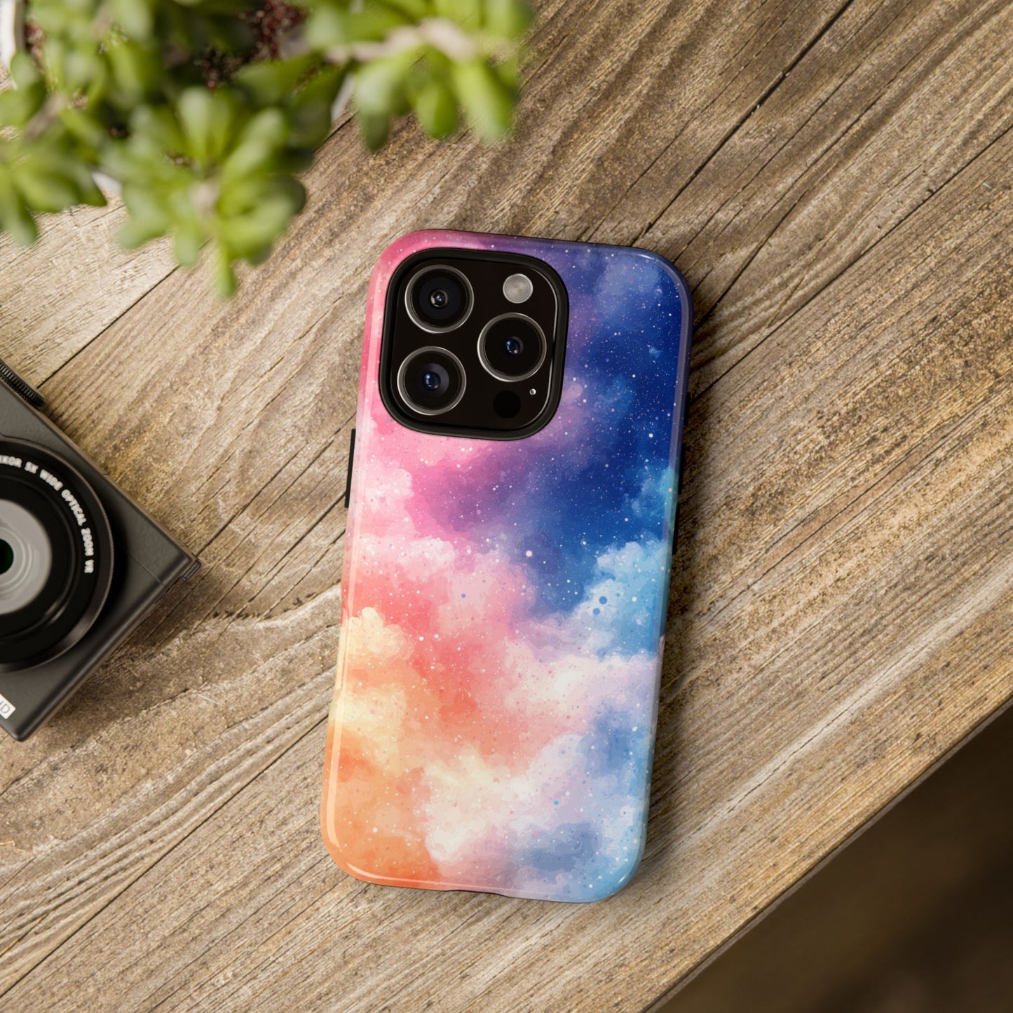 Cosmic Dreamscape – Watercolor Galaxy Phone Case for iPhone, google Pixel & Samsung