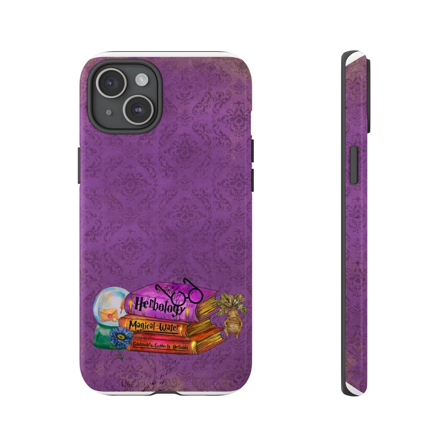 Herbology, Magical Water Witchy Phone Case for iPhone, Samsung & Google Pixel, Books Lover Gift
