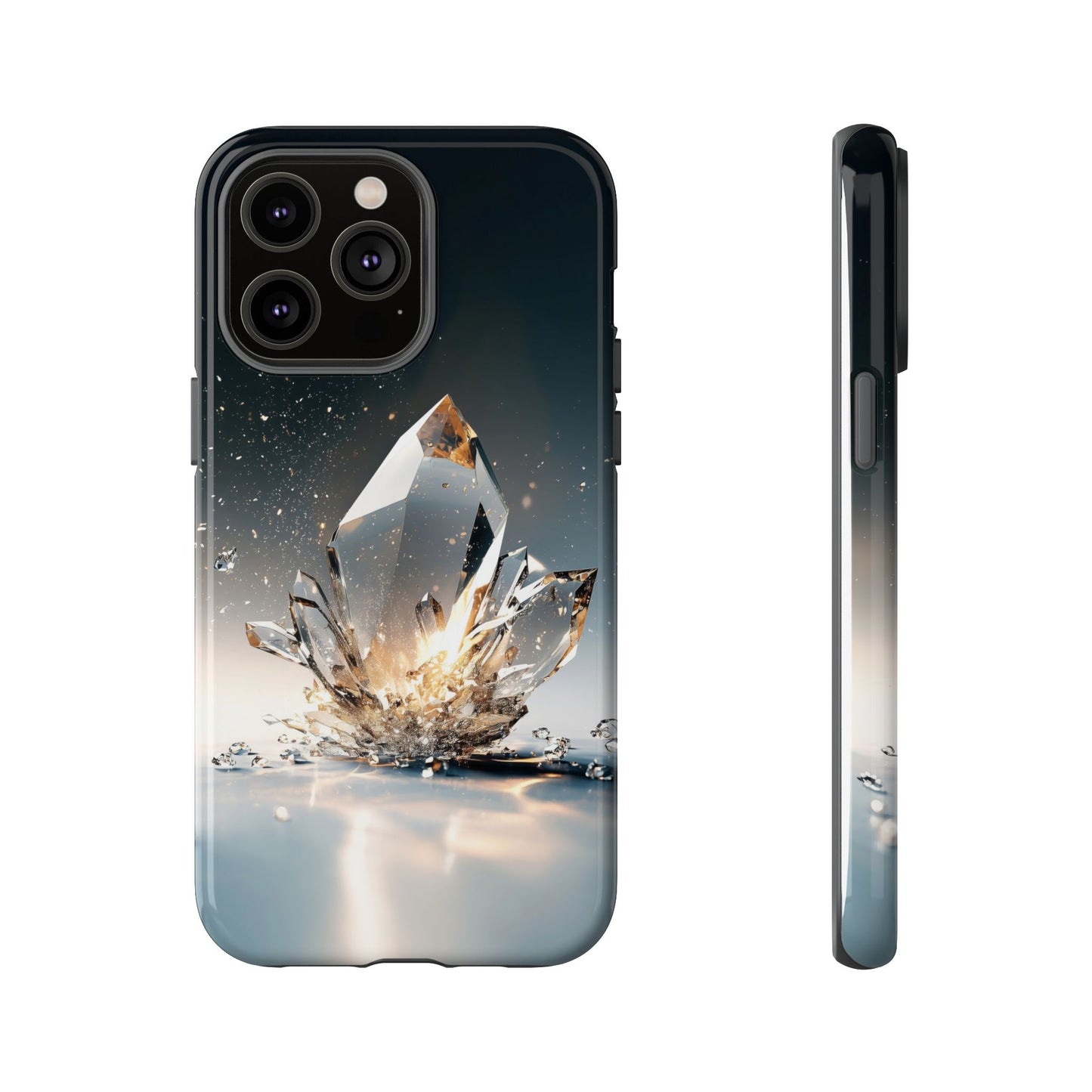 Shattered Crystal Matching Couple Phone Case β Bold & Dazzling for iPhone, Samsung & Google Pixel