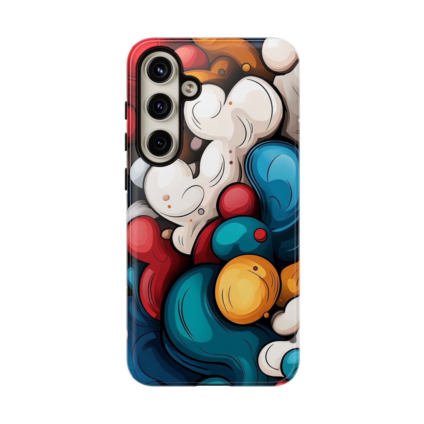 Color Burst – Bold Abstract Bubble Phone Case for iPhone, Samsung & Pixel