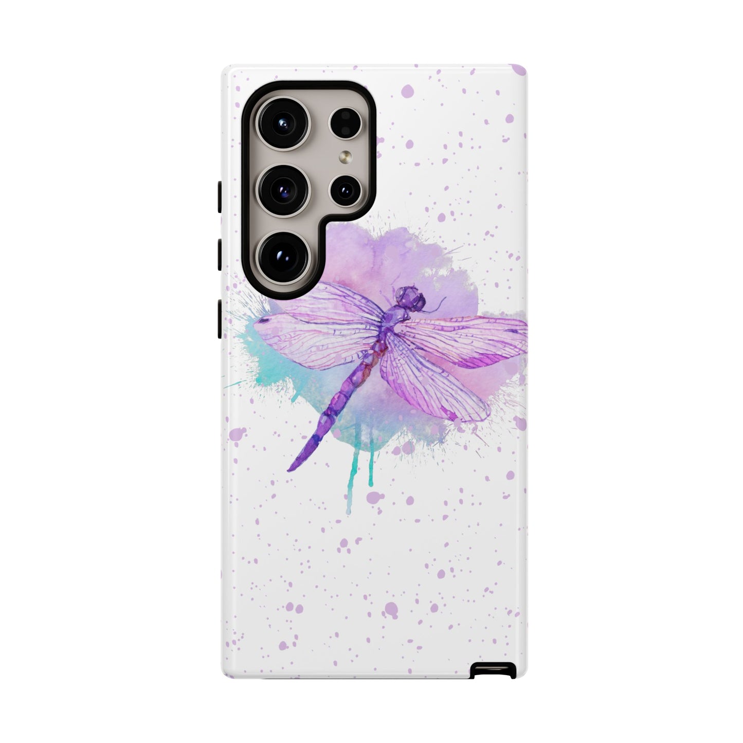 Watercolor Dragonfly Print Phone Case - iPhone, Samsung & Google Pixel Cover - Artistic Phone Case, Insect Lover Gift