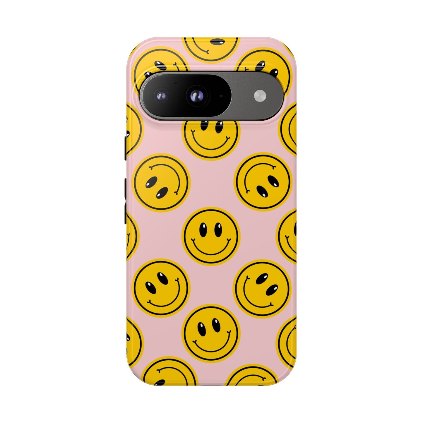Retro Smiley Face Phone Case – Vintage Aesthetic Cover for iPhone, Samsung & Google Pixel