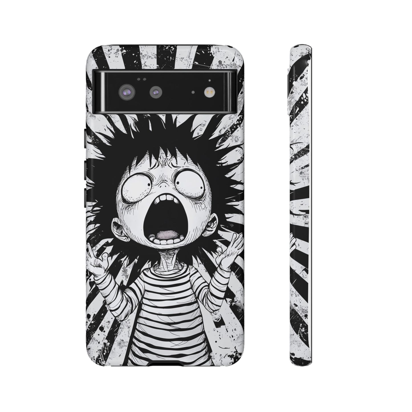 Maximum Panic Mode | Scream Kid Art Phone Case for iPhone, Samsung & Pixel