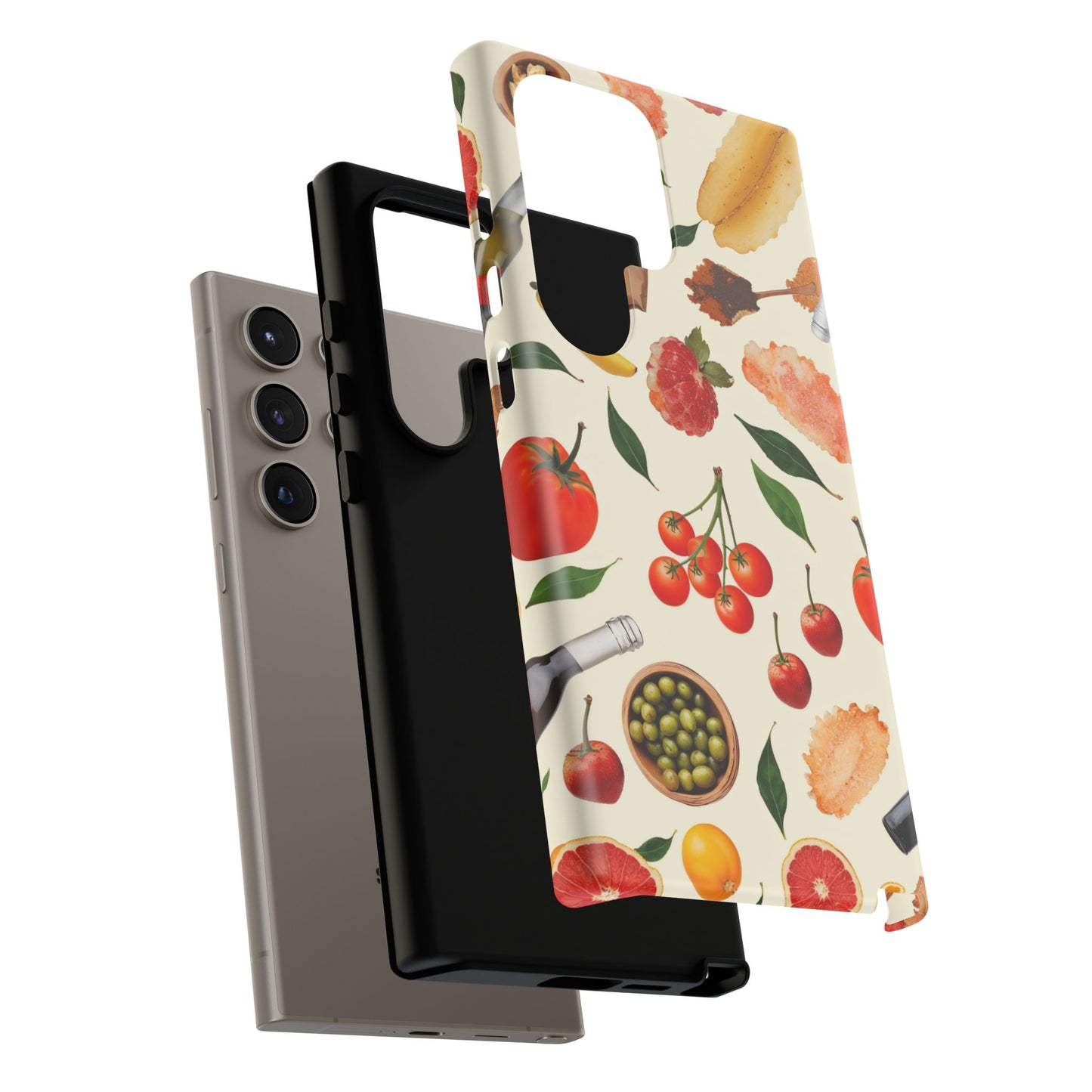 Fresh Fruits & Veggies Pattern Phone Case