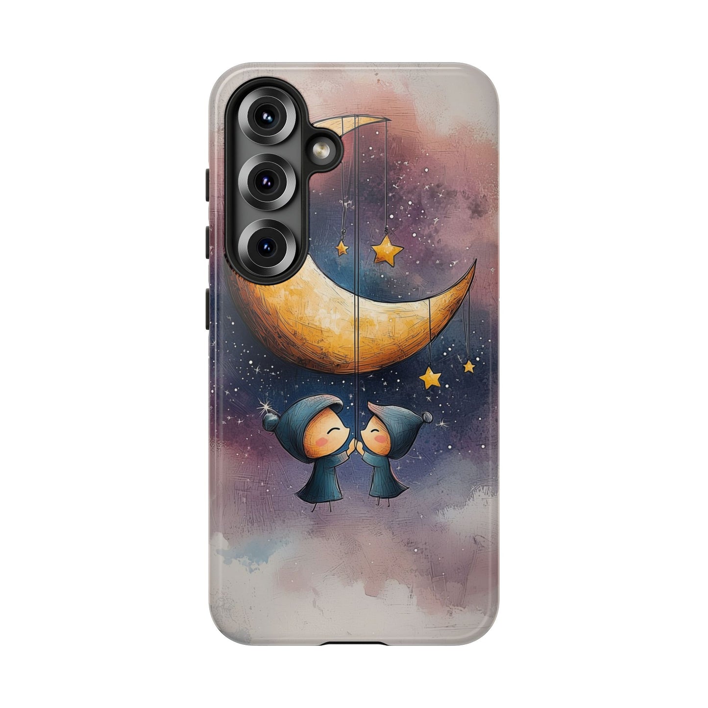 Dreamy Moonlight Duo Phone Case for iPhone, Samsung, Google Pixel