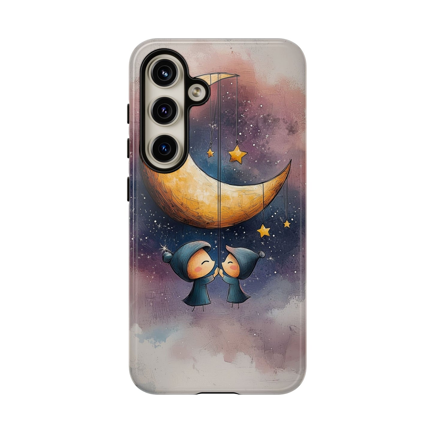 Dreamy Moonlight Duo Phone Case for iPhone, Samsung, Google Pixel