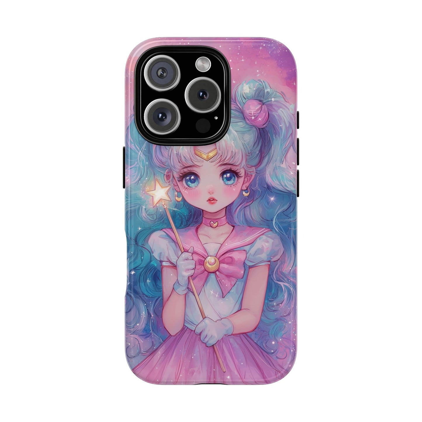 Magical Moon Guardian Anime Phone Case for iPhone, Samsung, Google Pixel