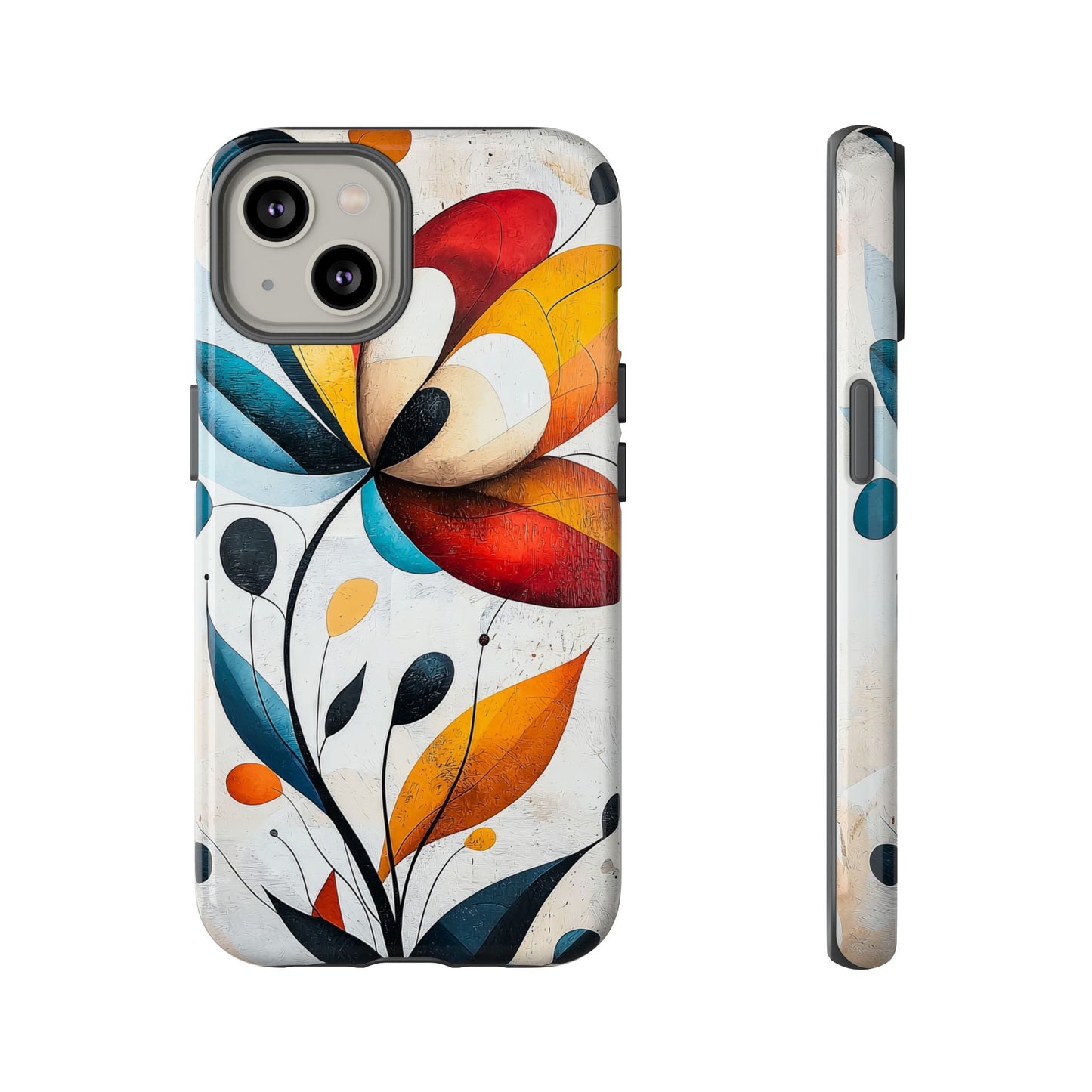 Prism Bloom – Bold Geometric Floral Case for iPhone, Pixel & Samsung