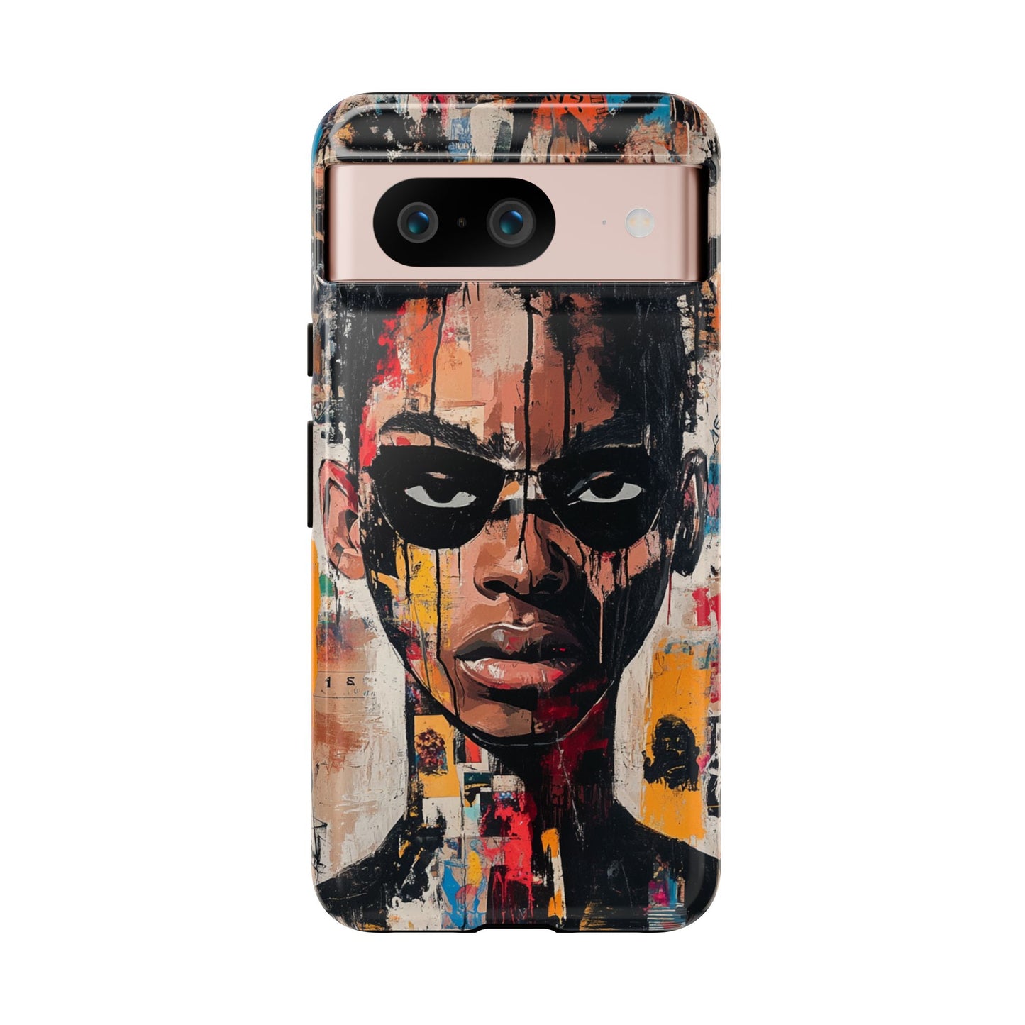 Abstract Graffiti Phone Case – Basquiat Art Inspired - iPhone, Samsung & Google Pixel Cover - Artistic Painting Case, Art Lover Gift