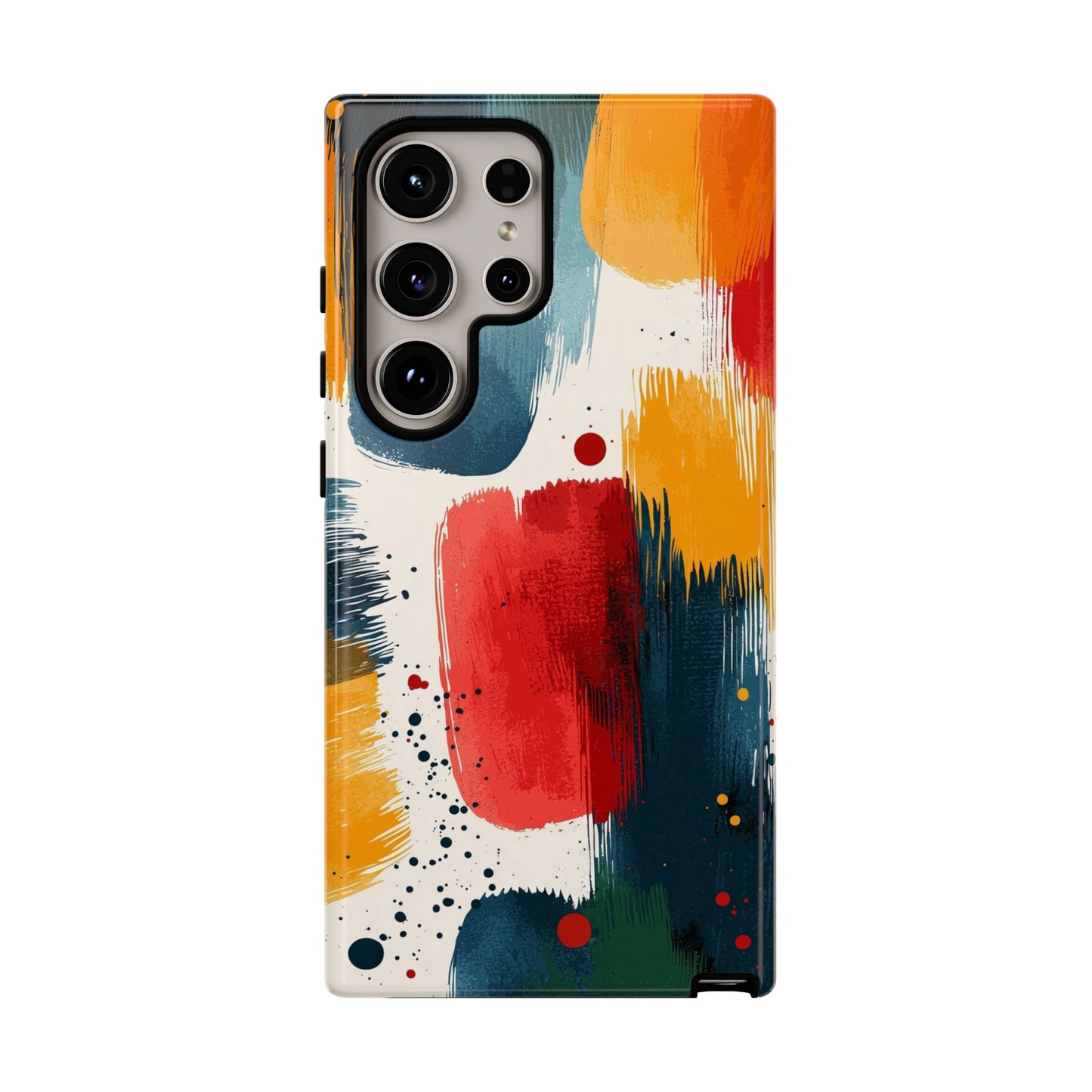 Color Burst Abstract Brushstroke Phone Case for iPhone, Samsung & Pixel