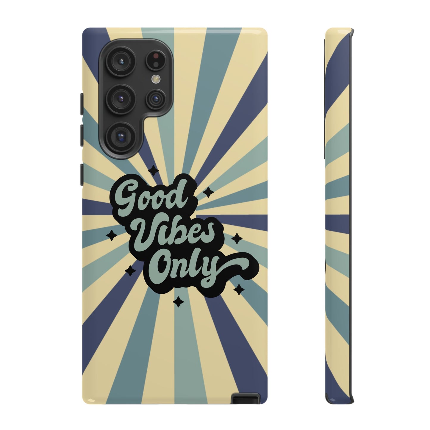 Retro "Good Vibes Only" Phone Case β Vintage Aesthetic for iPhone, Samsung & Google Pixel