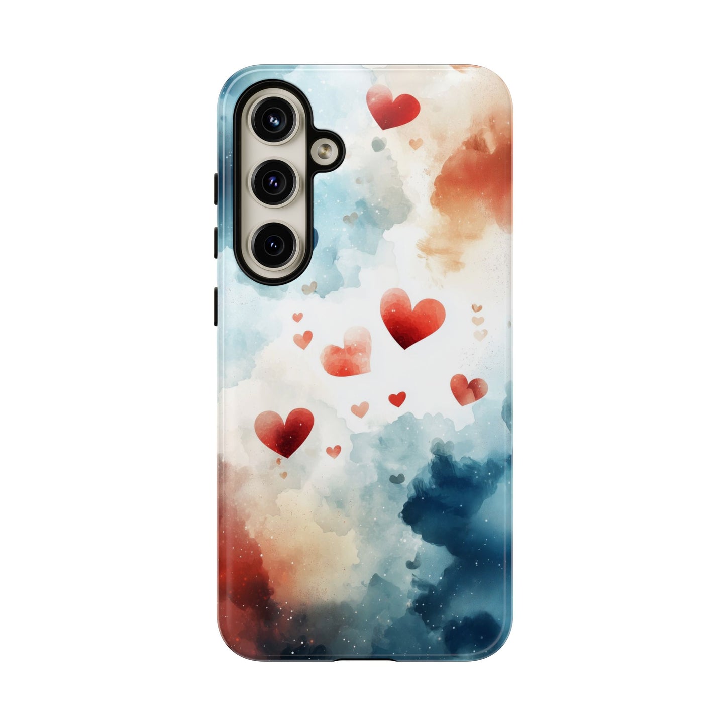Heartfelt Skies - Watercolor Anime Phone Case for iPhone, Samsung, Google Pixel