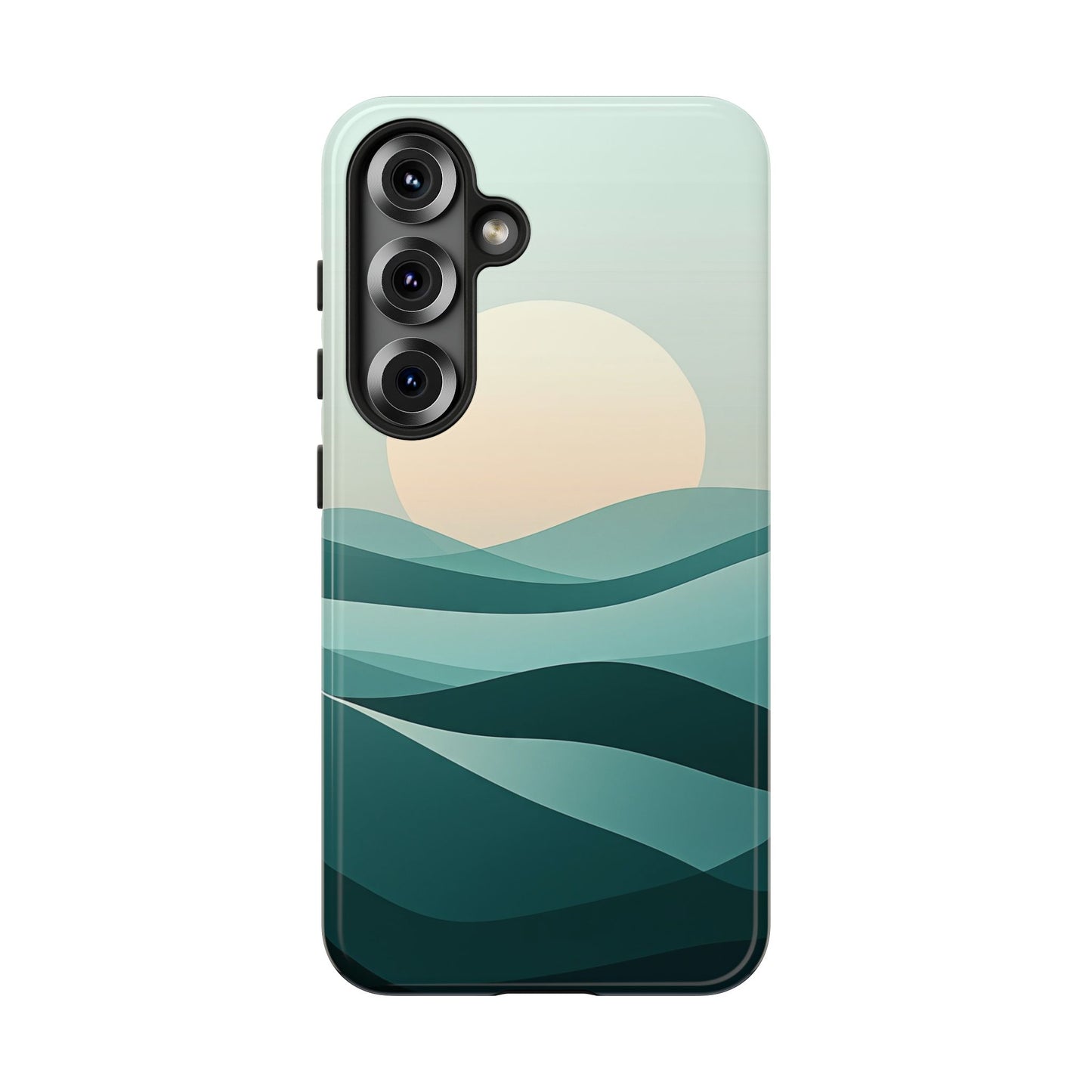 Tranquil Dunes – Abstract Sunset Phone Case for iPhone, Samsung & Pixel