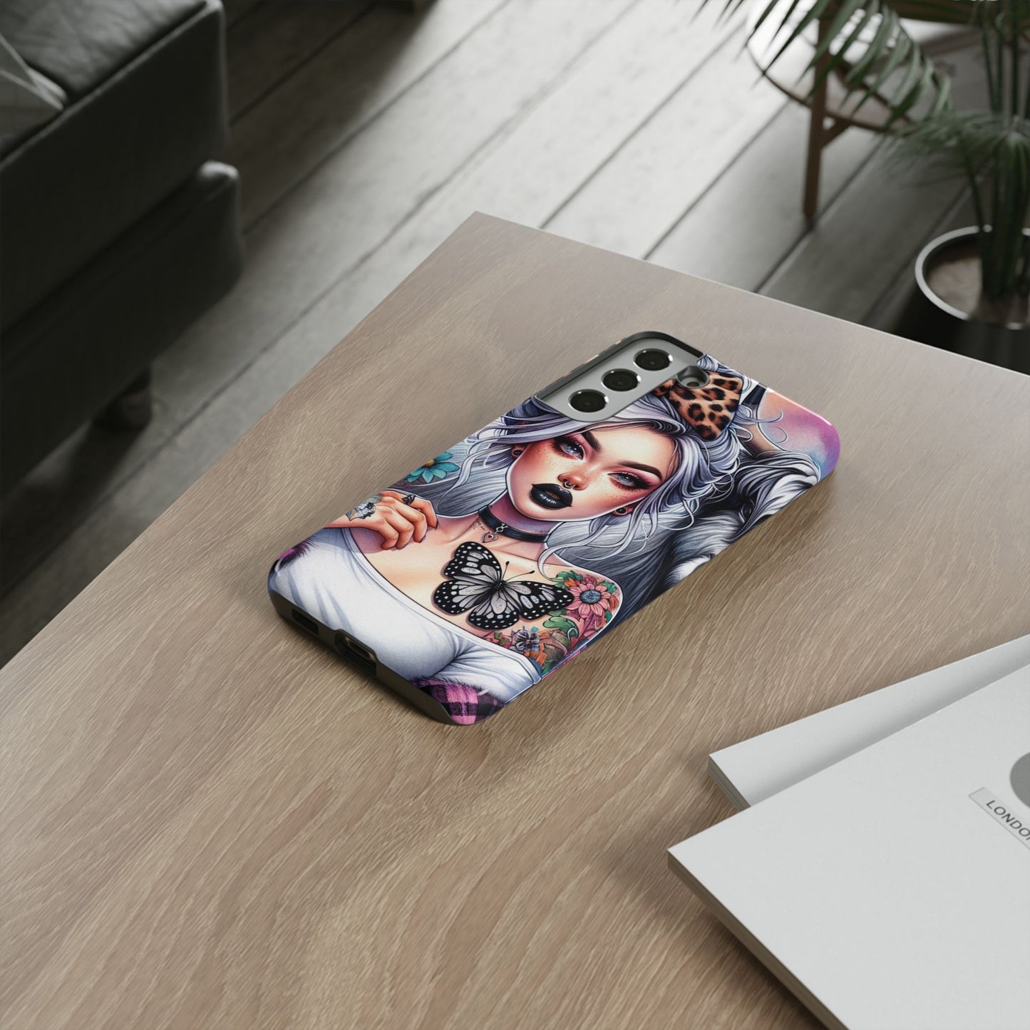 Wild Spirit – Gothic Chic & Nature Fusion Mobile Cover