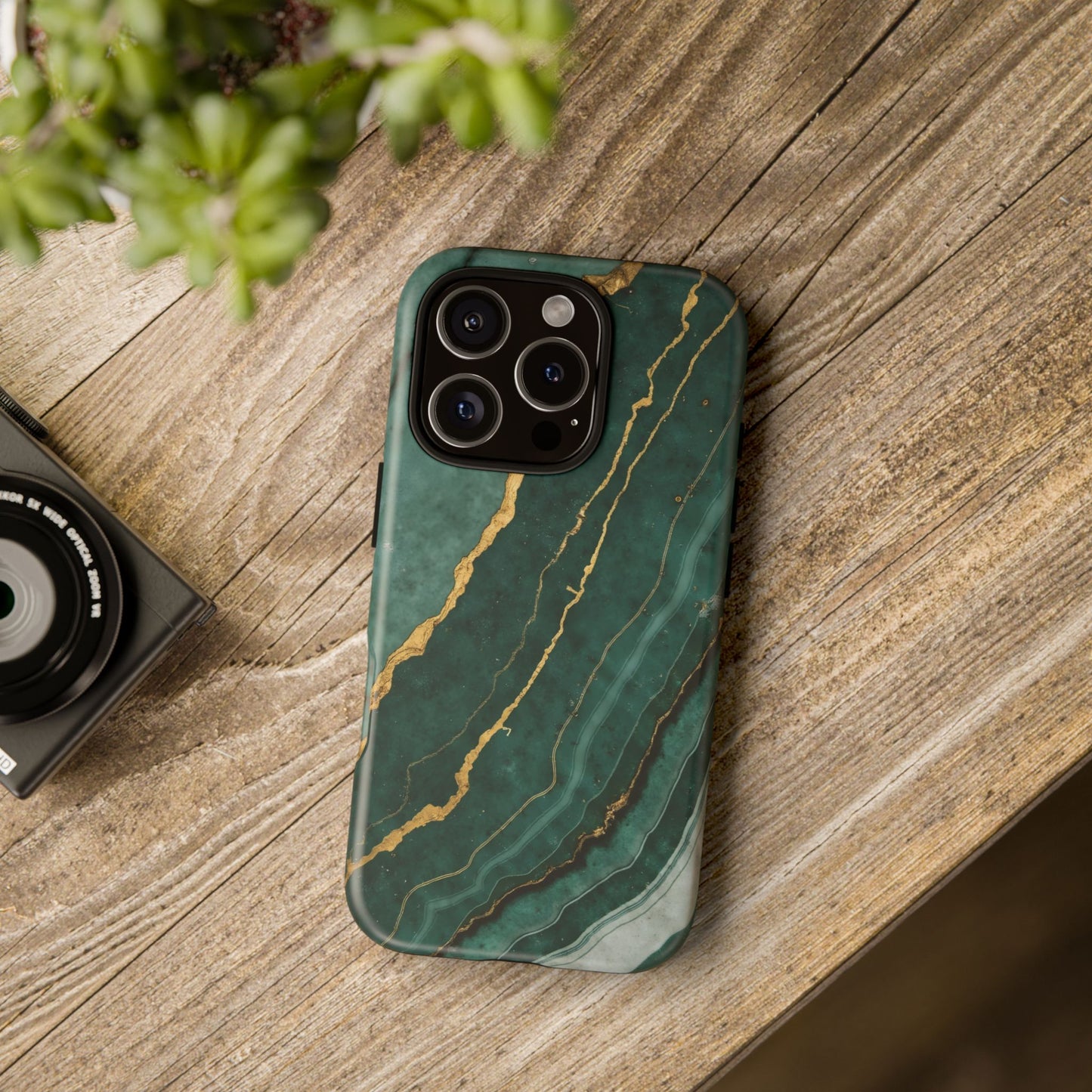Jade Green Marble Case Design