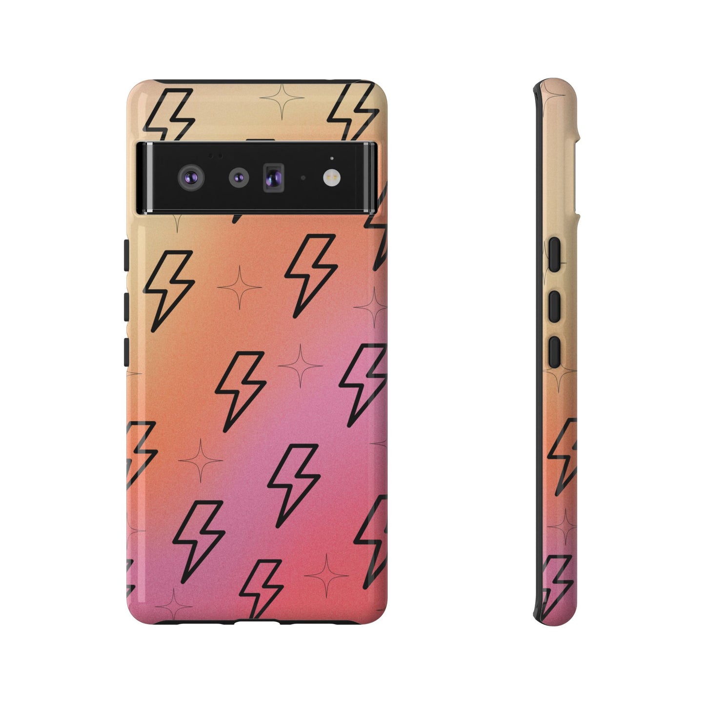 Retro Thunder Phone Case ⚡ Vintage Aesthetic for iPhone, Samsung & Pixel