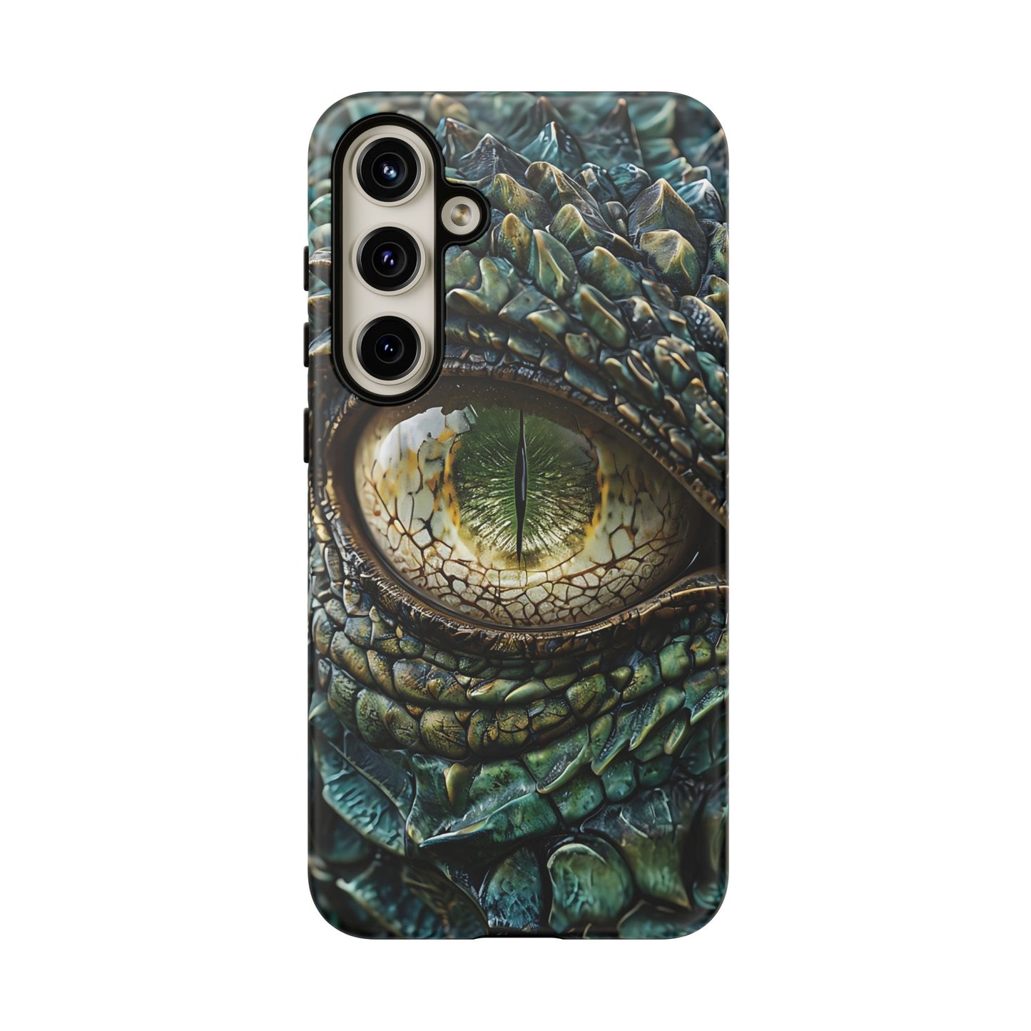 A Dragon's Eye With Intricate Scales phone case design.