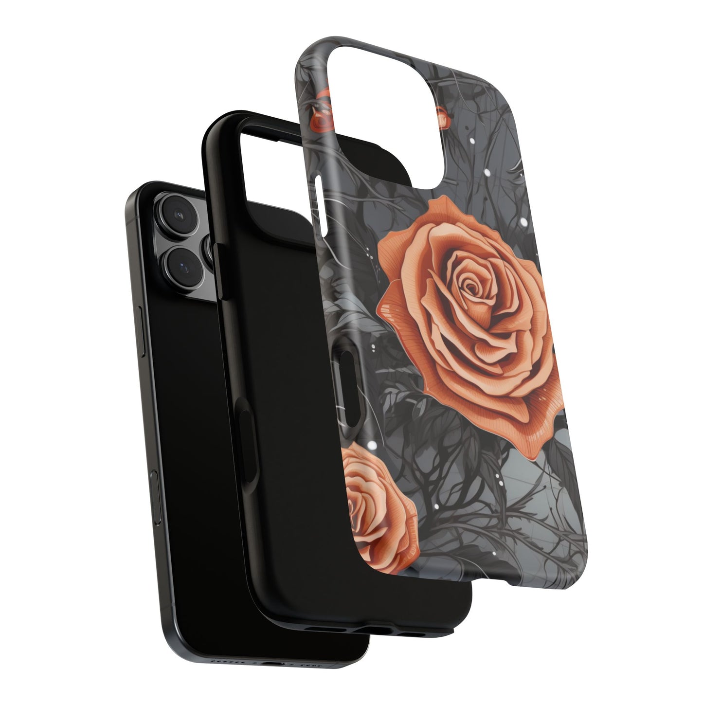 Mystic Noir Rose Mobile Case