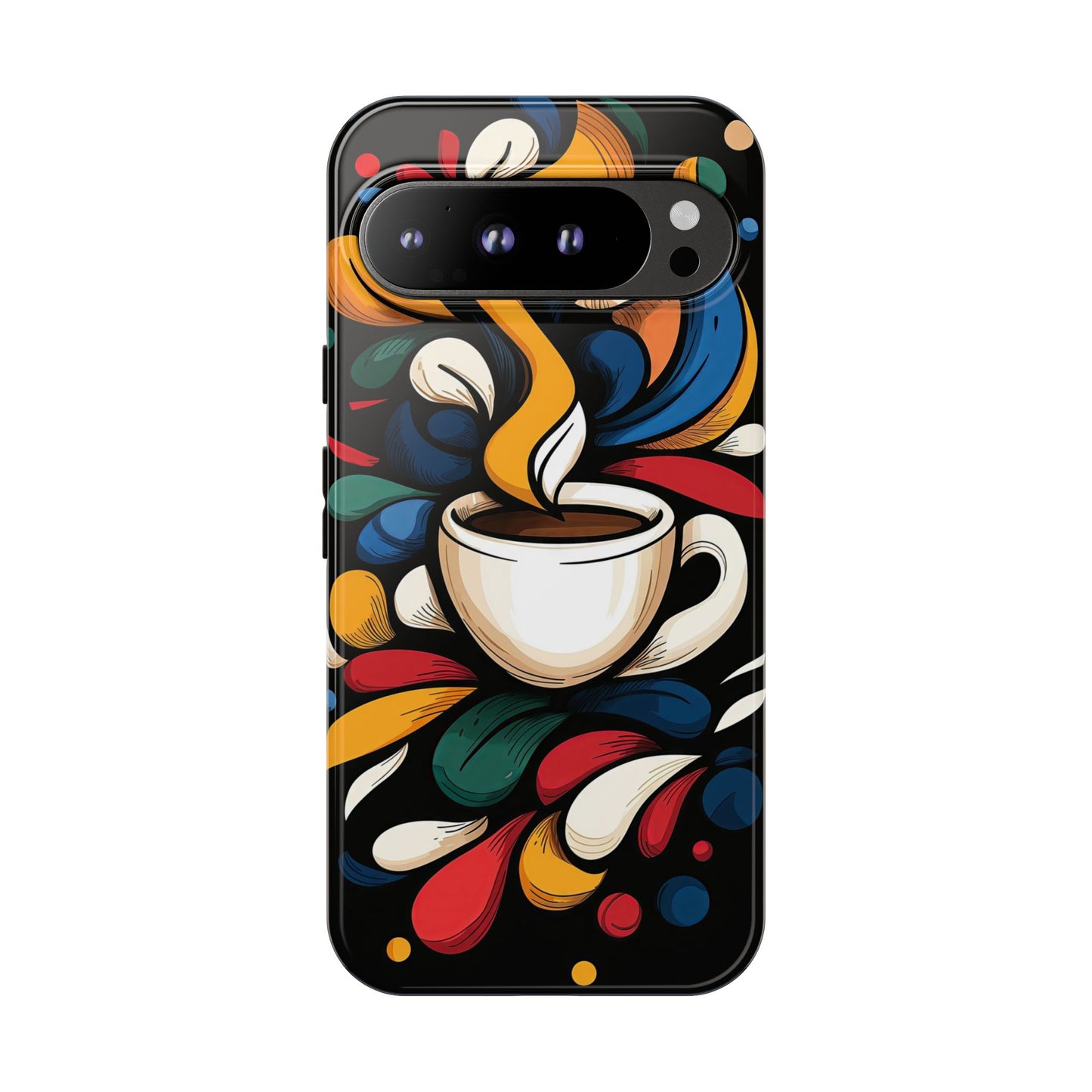 Brewed Blooms – Coffee & Color Floral Case for iPhone, Pixel & Samsung