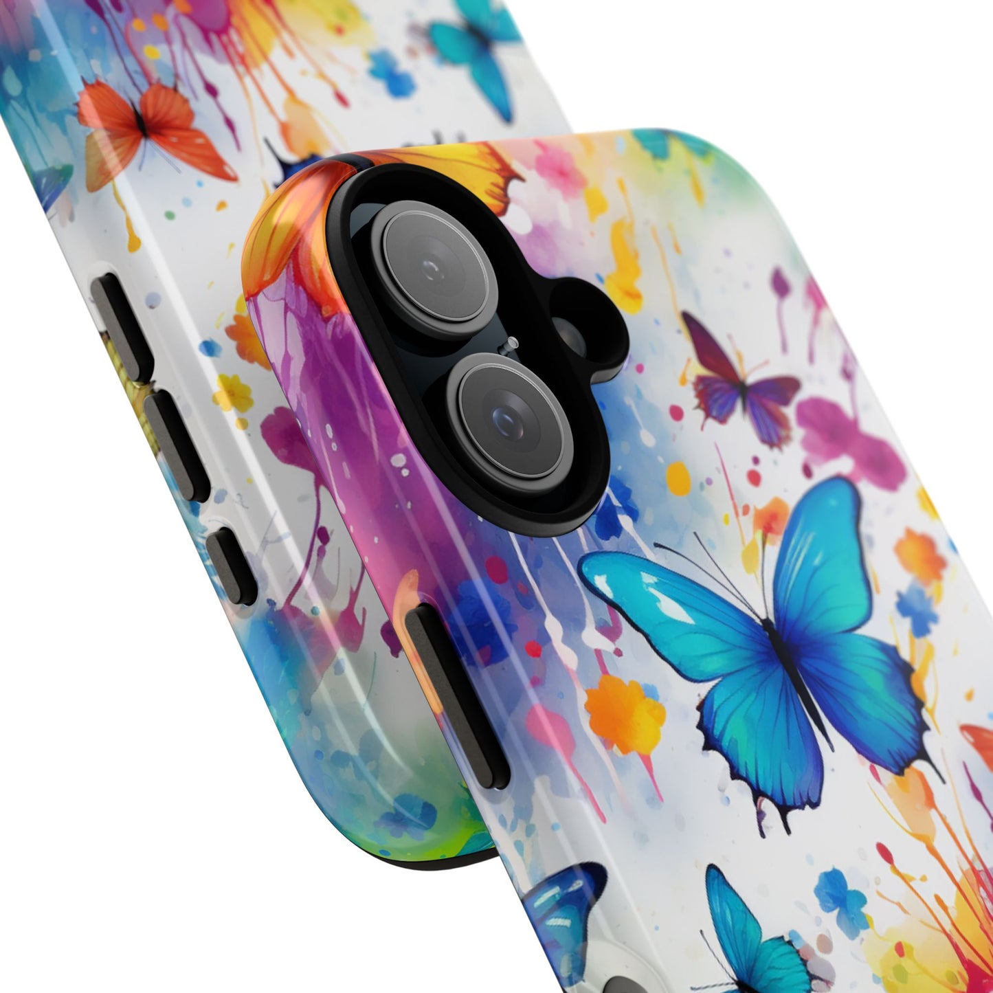 Vibrant Watercolor Butterfly Mobile Case