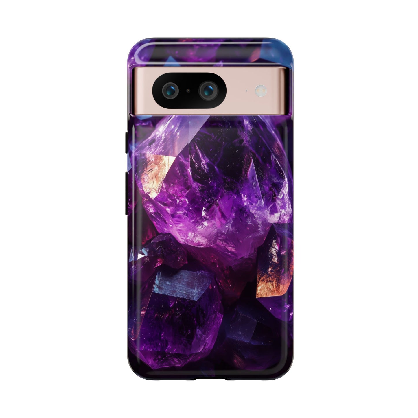 Royal Amethyst Stones Crystals Phone Case for iPhone, Samsung & Google Pixel