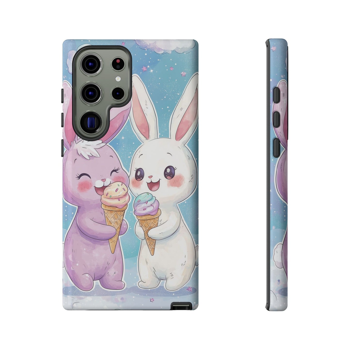 Sweet Bunny Bliss - Kawaii Anime Phone Case for iPhone, Samsung, Google Pixel