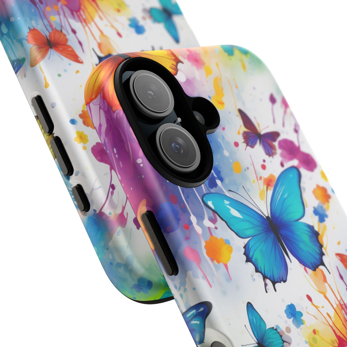 Vibrant Watercolor Butterfly Mobile Case