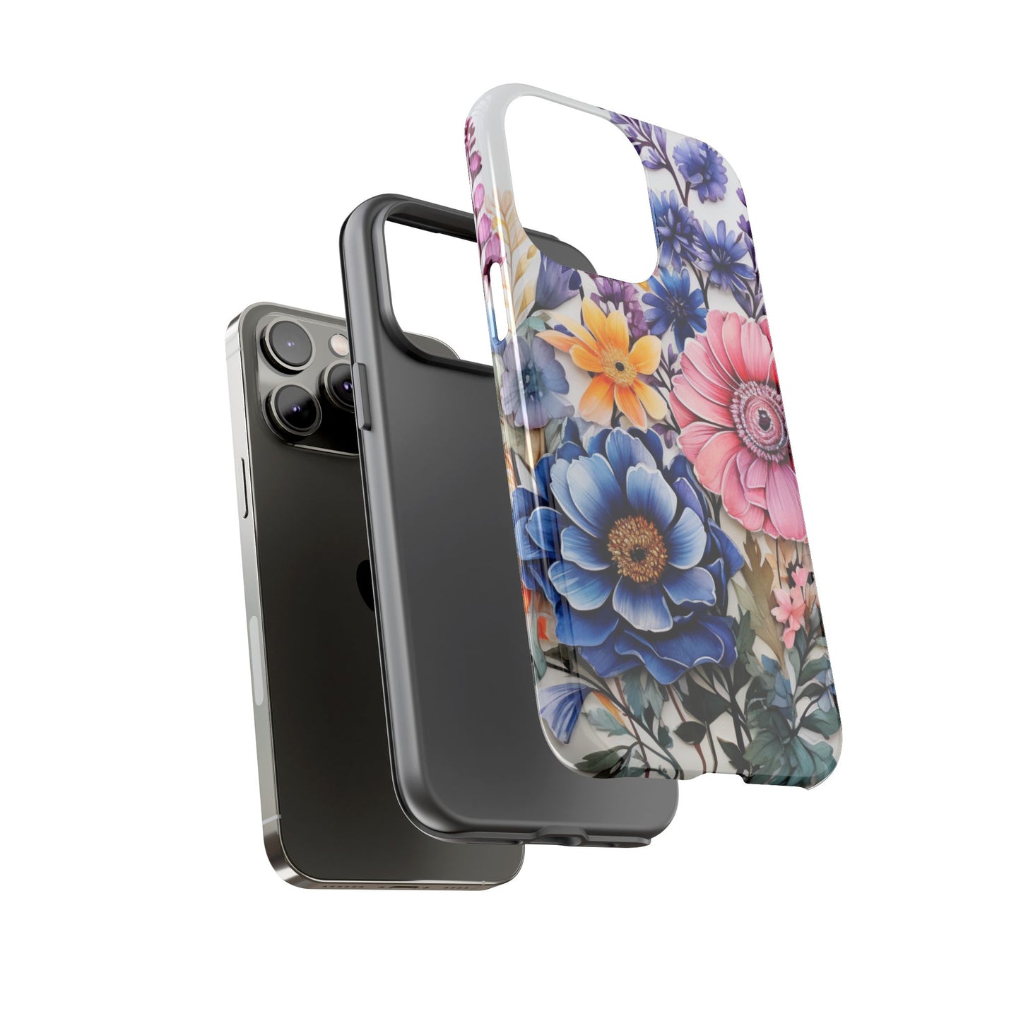 Elegant Floral Bouquet Mobile Case – Vibrant Botanical Art