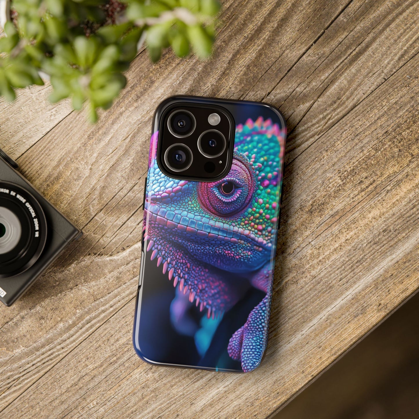 Color Shift Chameleon – Vibrant Reptile Skin Phone Case for iPhone, Pixel & Samsung