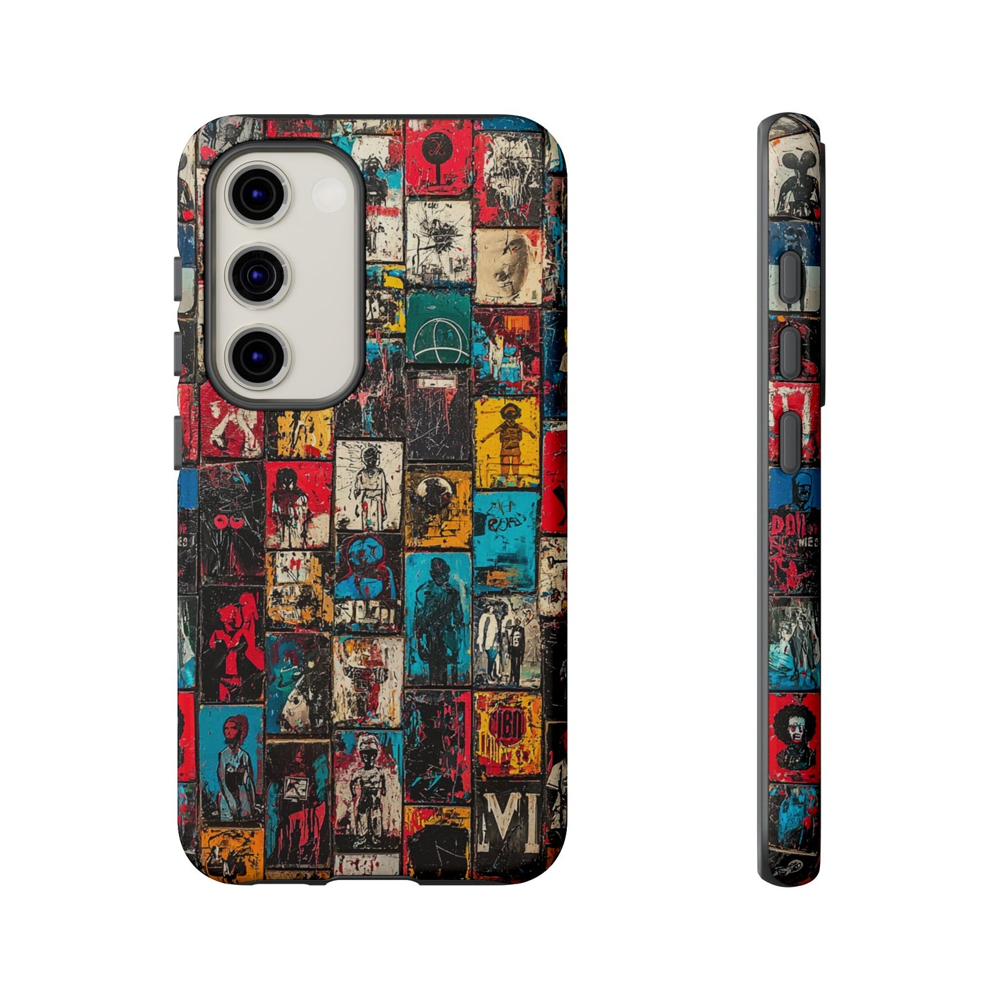 Abstract Art Phone Case – Basquiat-Inspired Phone Cover - iPhone, Samsung & Google Pixel Cover - Artistic Painting Case, Art Lover Gift