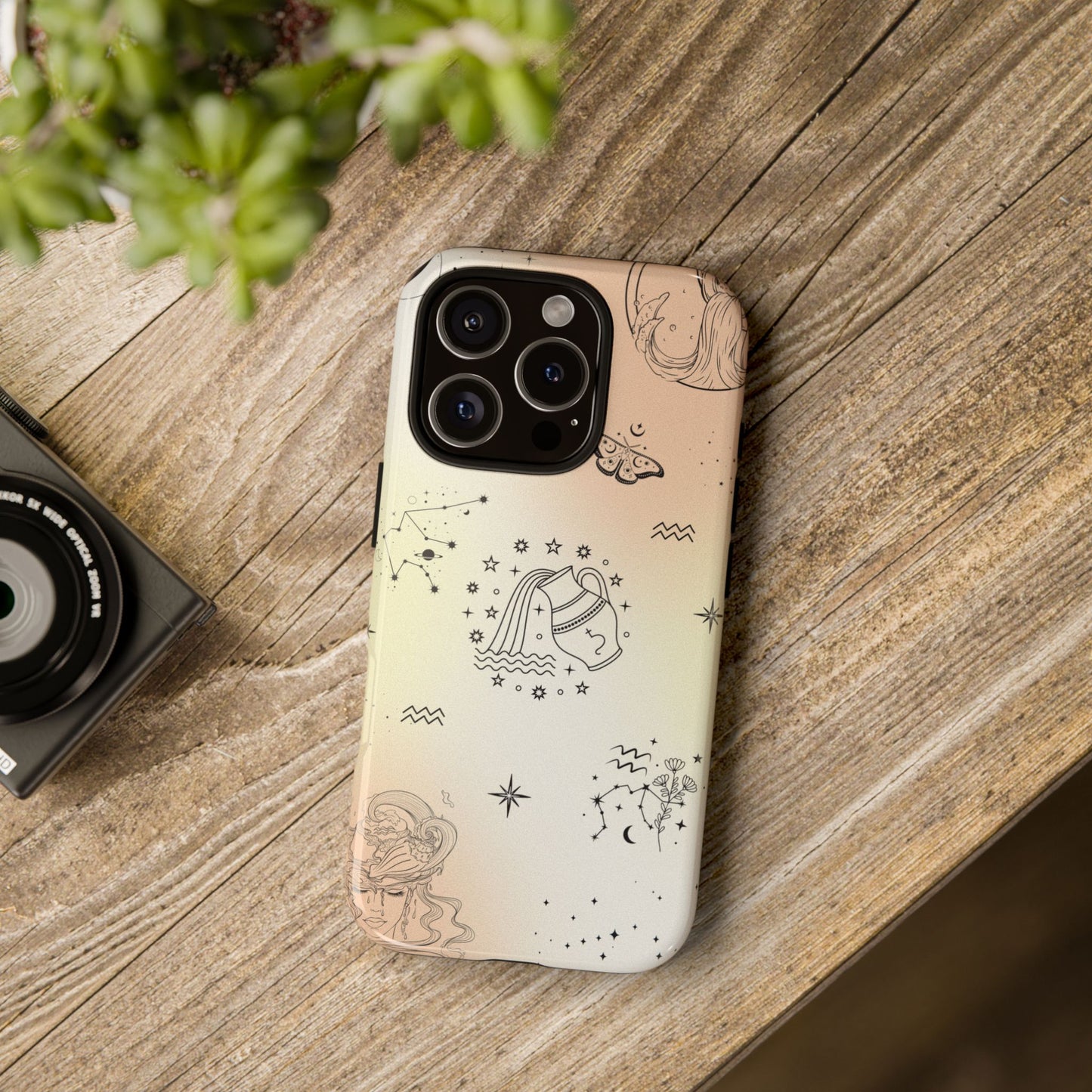 Aquarius Zodiac Sign Phone Case β Futuristic & Unique Design for iPhone, Samsung & Google Pixel